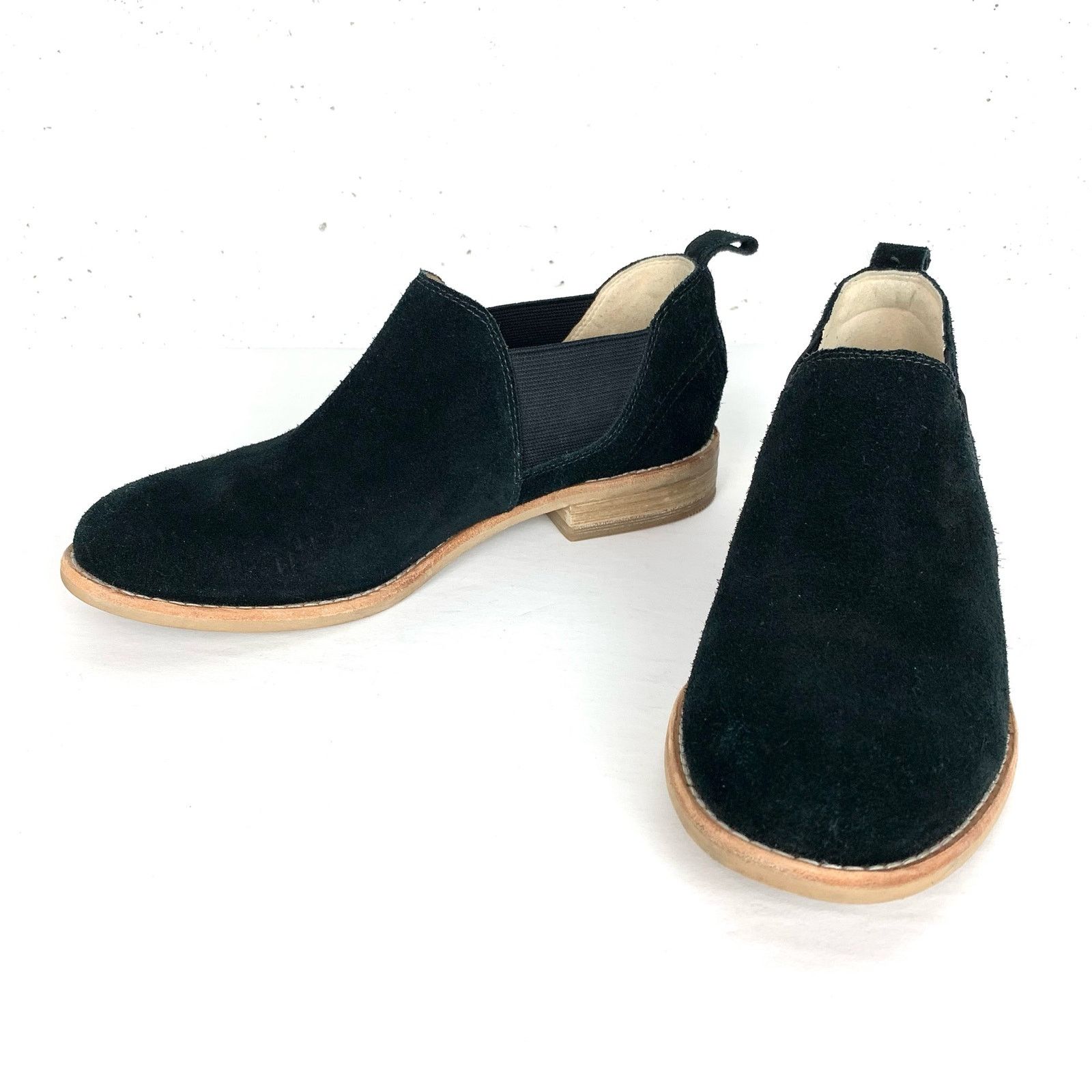 Clarks Clarks Edenvale Page Suede Booties Black Slip On Ortholite 7 Grailed