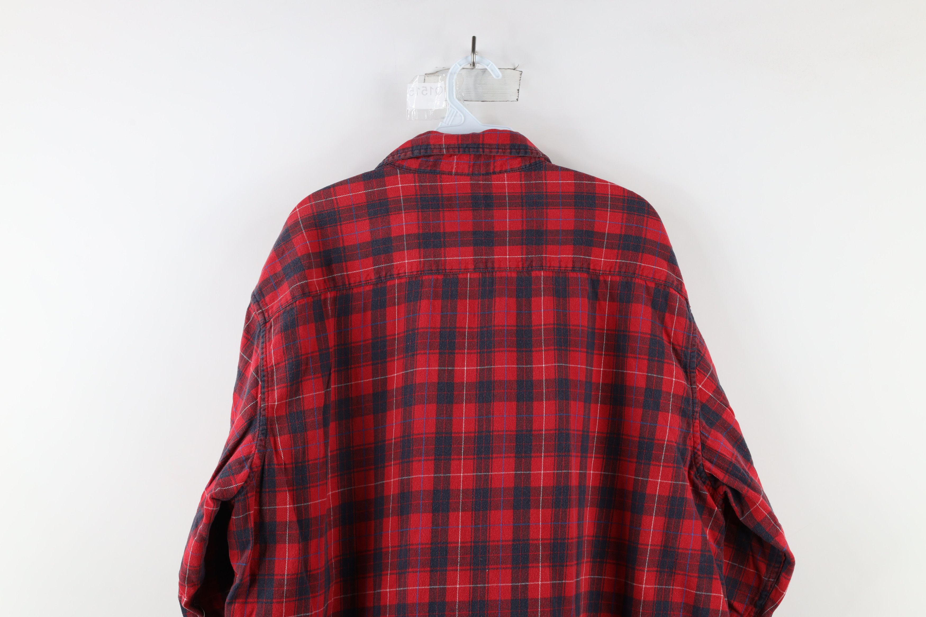 Carhartt × Vintage Vintage Carhartt Spell Out Collared Flannel Button Shirt Size US XXL / EU 58 / 5 - 12 Thumbnail