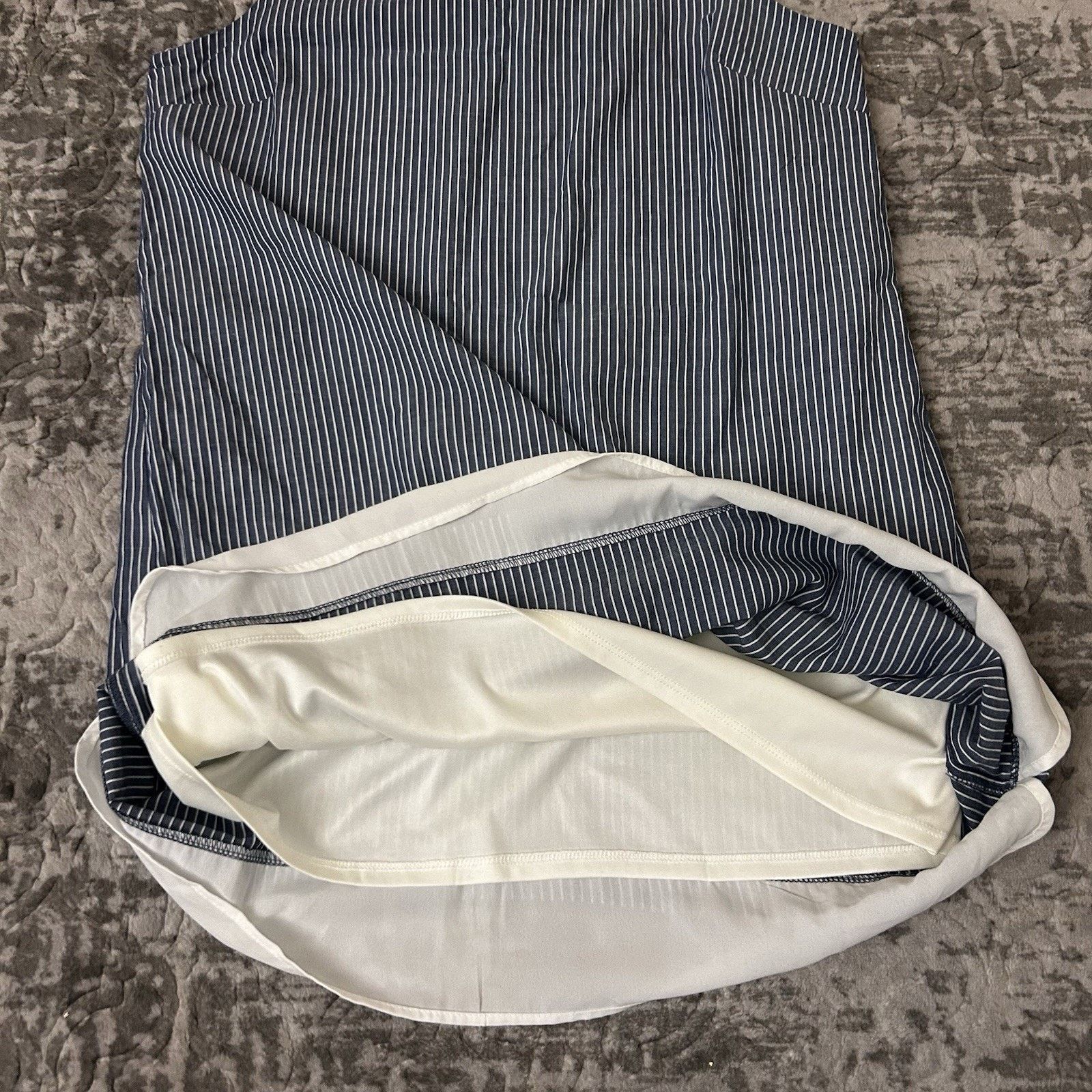 Other Monteau Los Angeles Women's White and Blue Dress Size Large Size L / US 10 / IT 46 - 4 Thumbnail