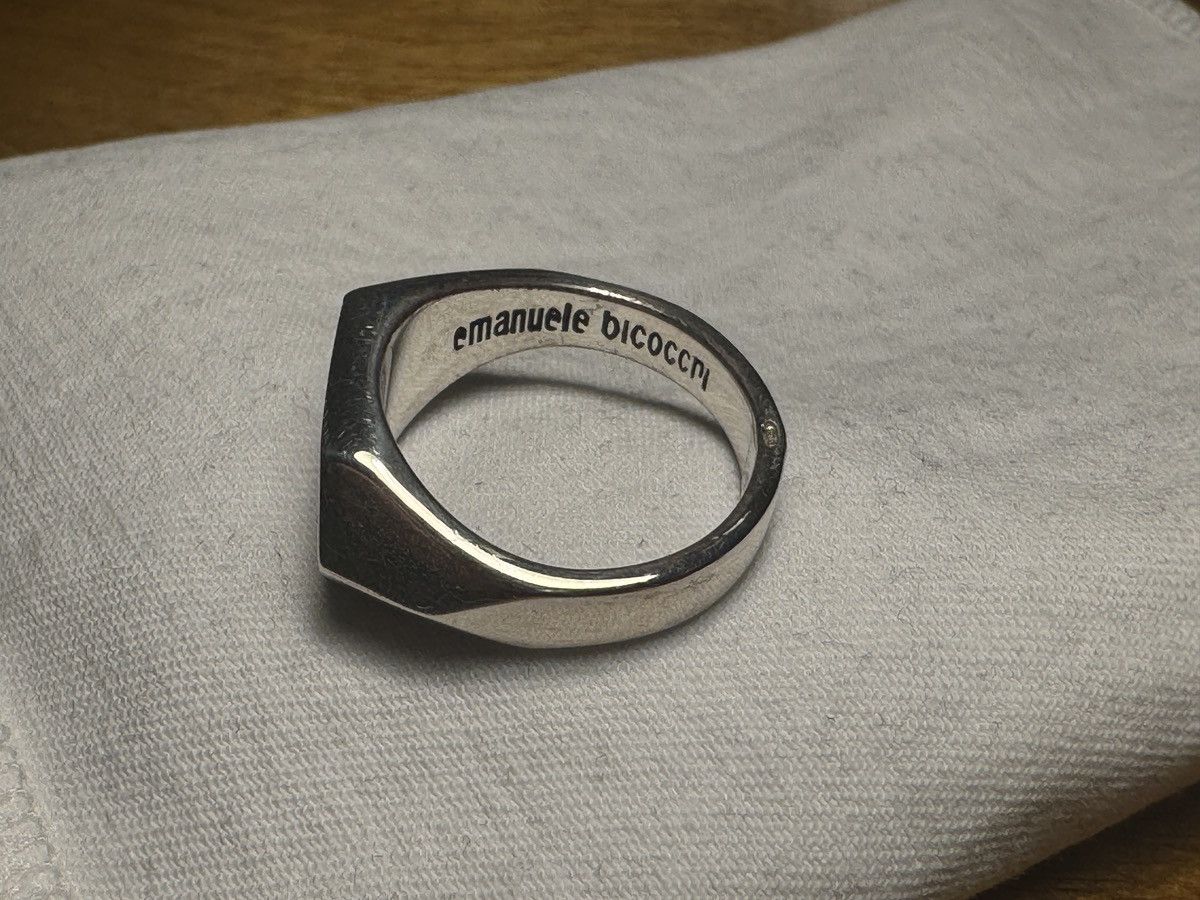 Emanuele Bicocchi Emanuele Bicocchi silver signet Size ONE SIZE - 2 Thumbnail