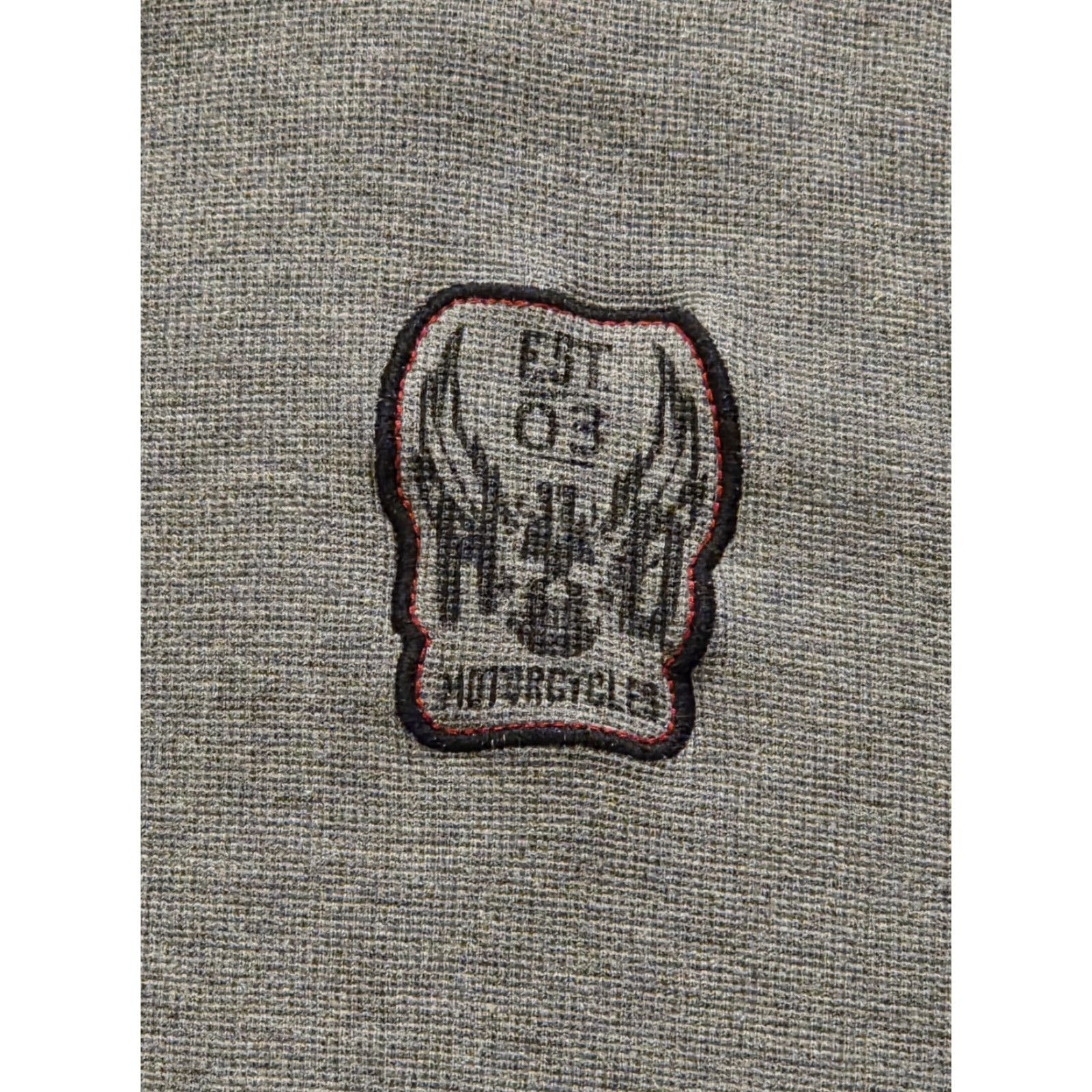 Harley Davidson VINTAGE Harley-Davidson Long Sleeve Thermal Henley Shirt Double Sided Gray 2XL Mens Graphic Print Cotton Knit Embroidered Logo Button T-Shirt Size US XXL / EU 58 / 5 - 4 Thumbnail