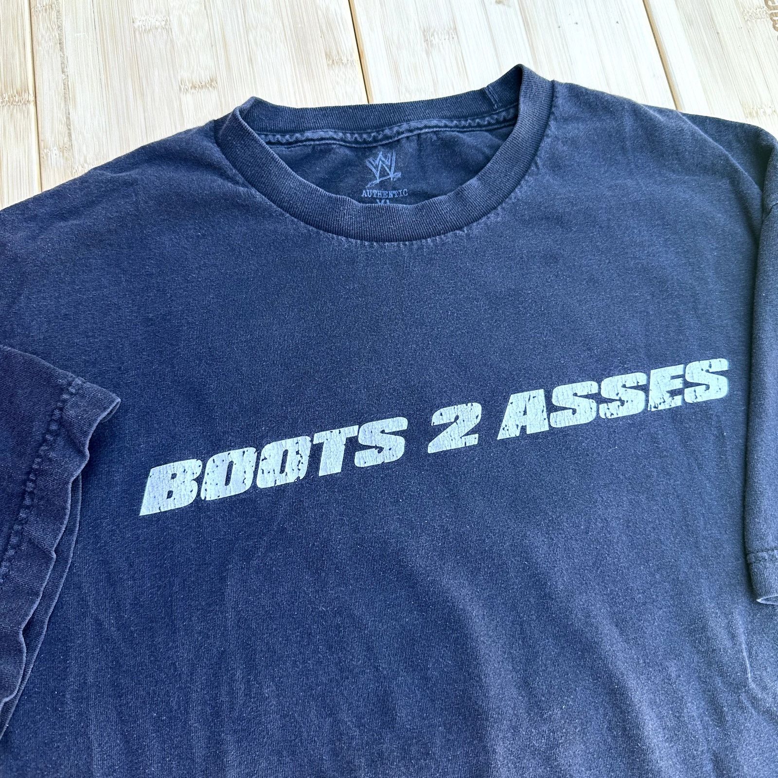 Japanese Brand × WWE The Rock Wrestling Shirt Boots 2 Asses 24/7 365 Size XL Size US XL / EU 56 / 4 - 1 Thumbnail