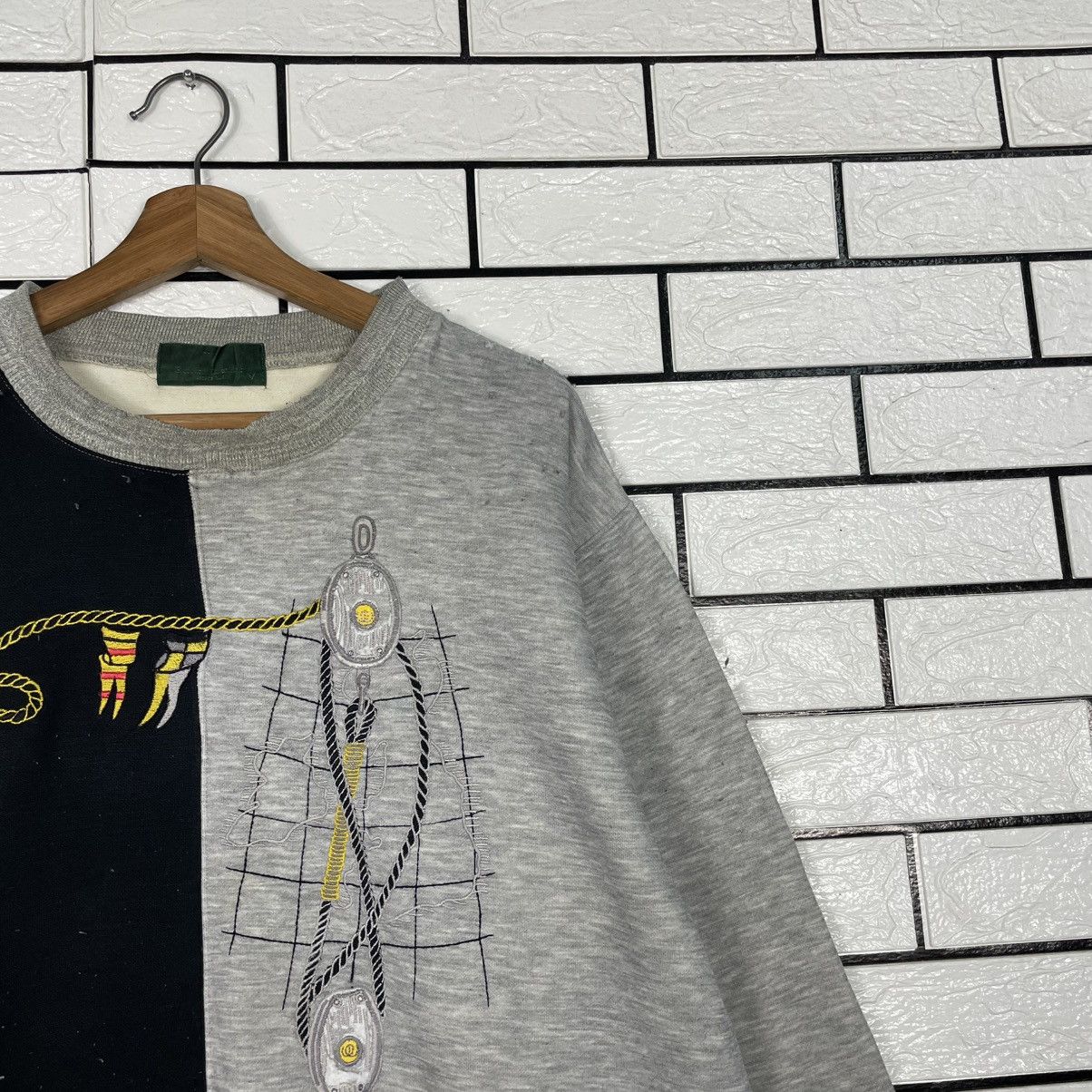 Japanese Brand Rudolf Valentino Two Tone Sweatshirt Size US M / EU 48-50 / 2 - 5 Thumbnail