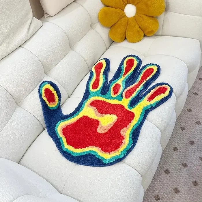 Handmade Anti Slip Fluffy Soft Rugs Size ONE SIZE - 6 Thumbnail