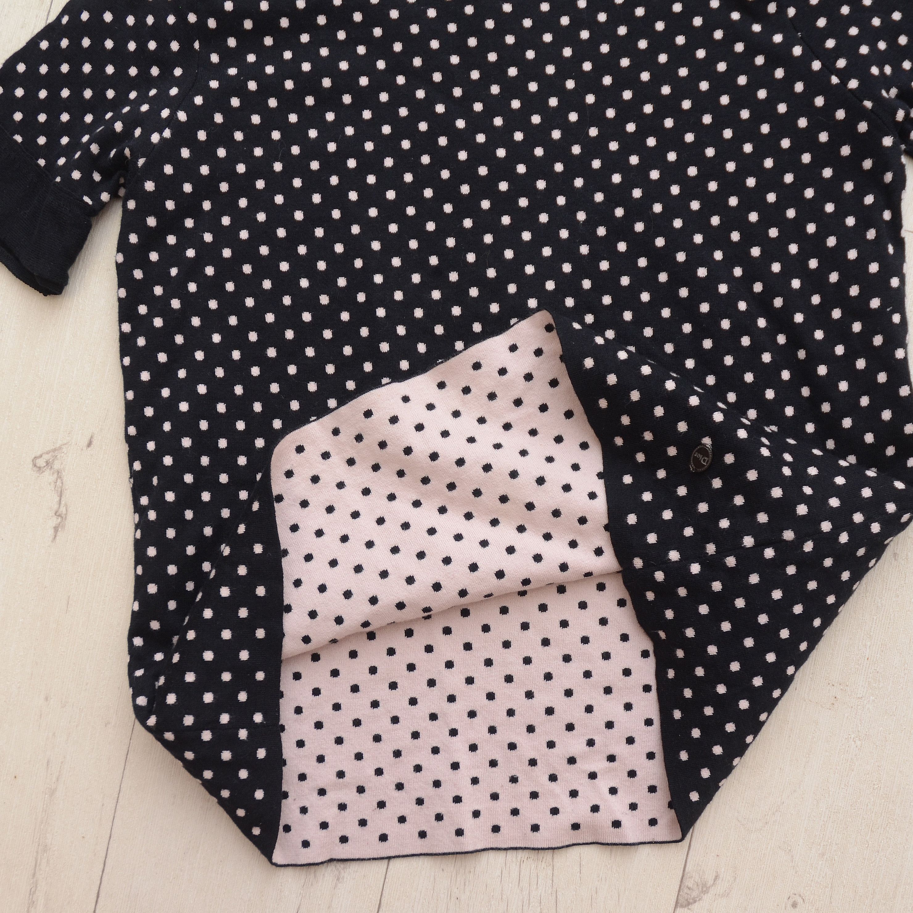 Christian Dior Monsieur Christian Dior Women's Polka Dot T-Shirt XS-S Authentic Size XS / US 0-2 / IT 36-38 - 6 Thumbnail
