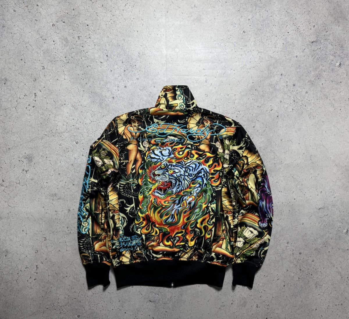Ed Hardy Ed Hardy By Christian Audigier Overprint Jacket Size M Size US M / EU 48-50 / 2 - 8 Thumbnail
