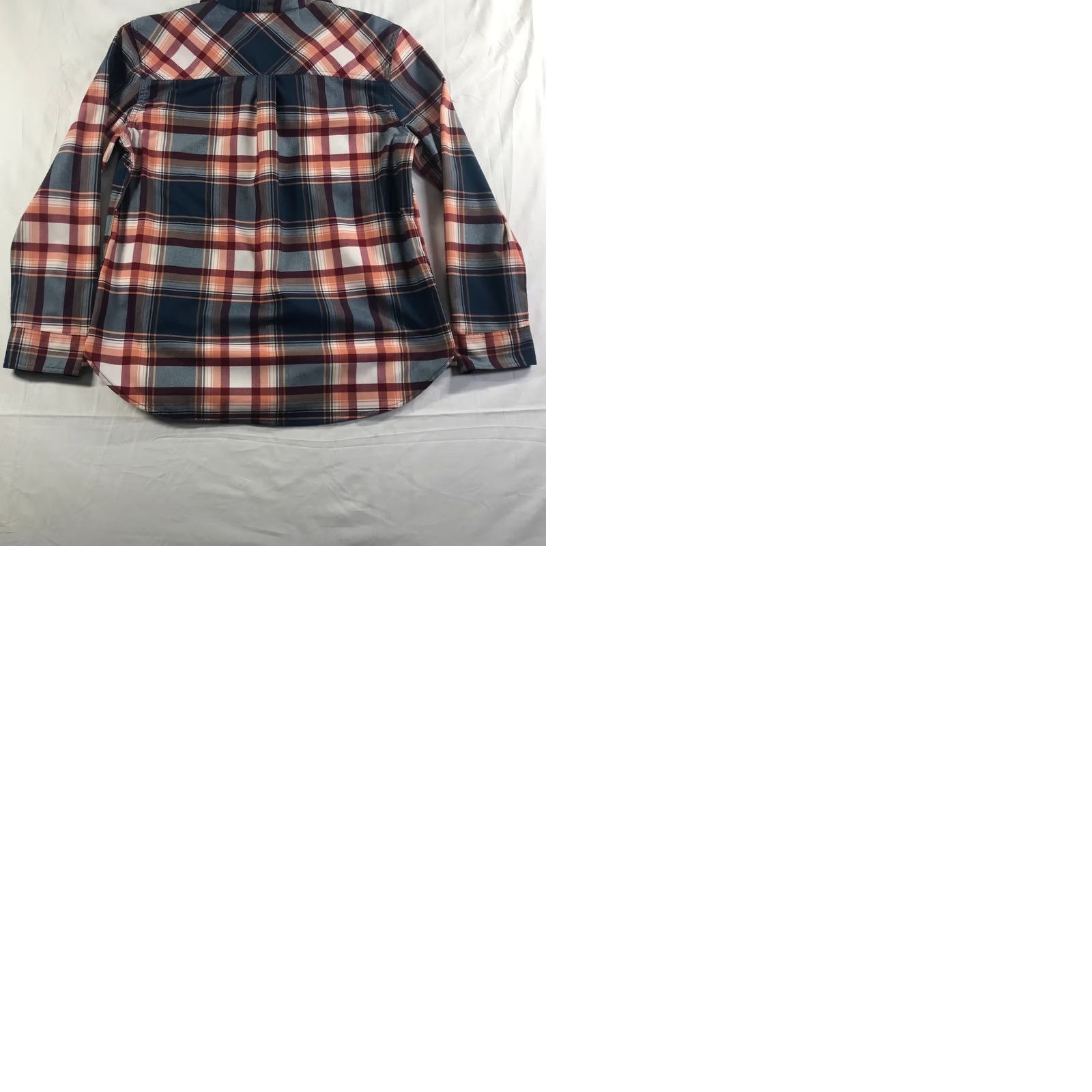 Vintage Legendary Outdoors Women L Plaid Flannel Snap Button Shirt Blue Orange Size L / US 10 / IT 46 - 9 Thumbnail