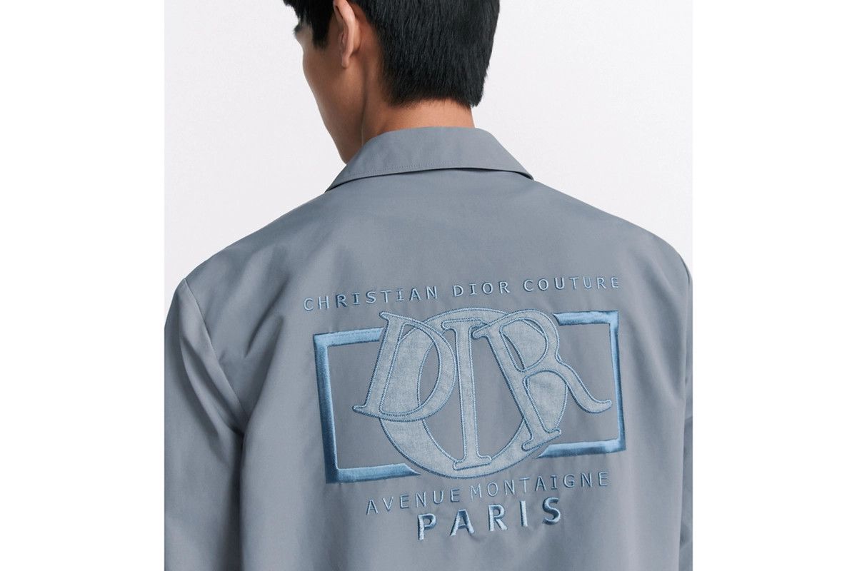 Dior o1bcso1str0226 Zipped Overshirt in Grey Size US XL / EU 56 / 4 - 6 Thumbnail