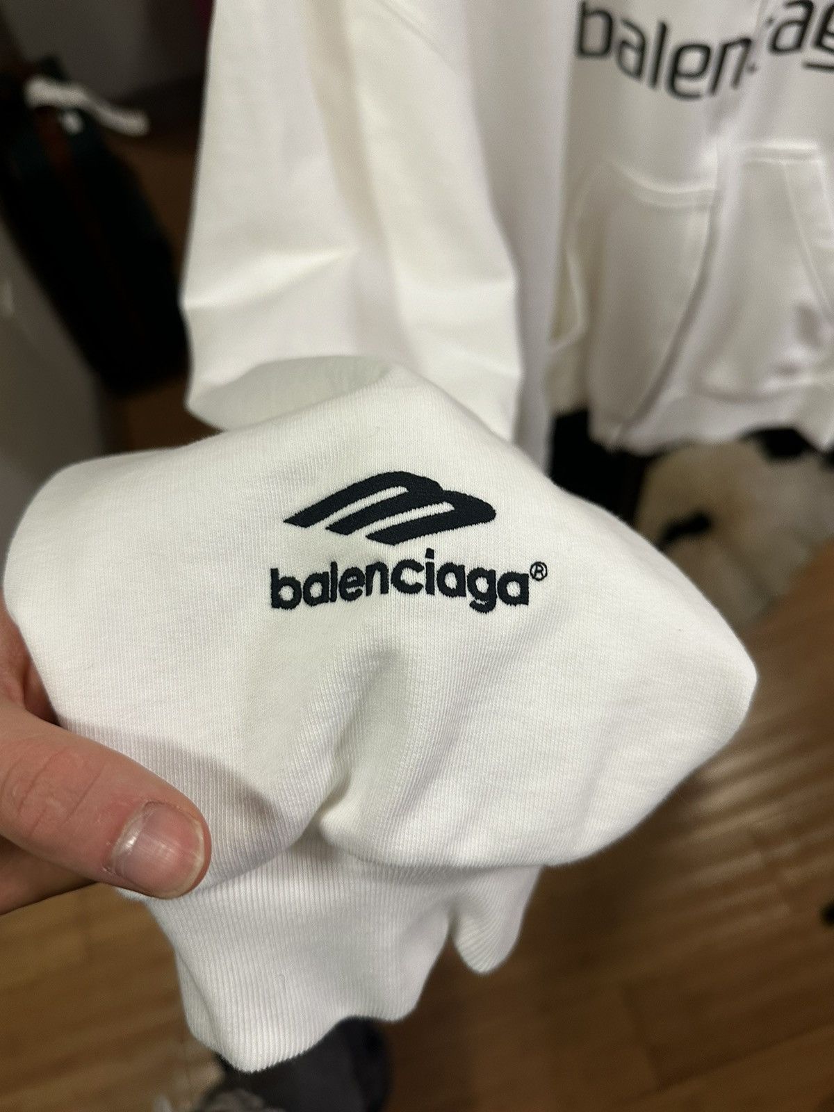 Balenciaga Balenciaga Soccer Hoodie Miami Exclusive Size US L / EU 52-54 / 3 - 5 Thumbnail
