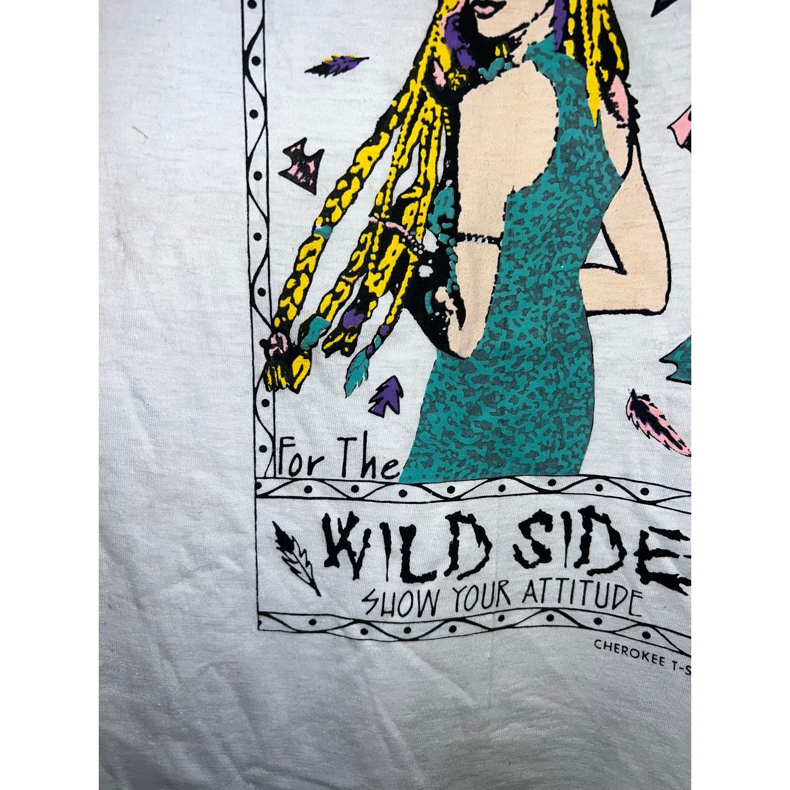 Vintage Women Cherokee Shirt Wild Side Attitude Beachies Tank Top XL Size XL / US 12-14 / IT 48-50 - 4 Thumbnail
