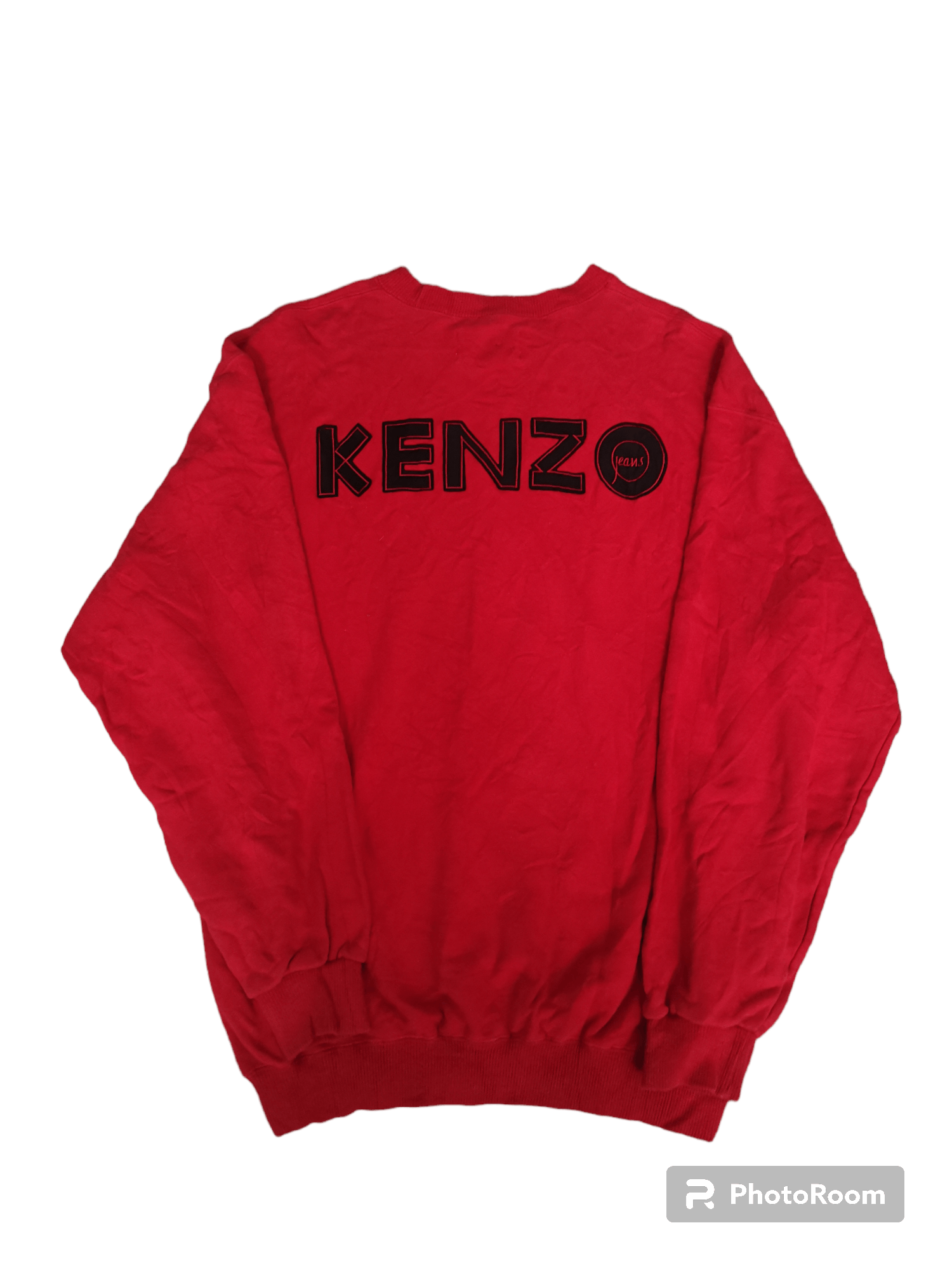 Designer × Kenzo 💥Steals💥 Kenzo Jeans Og Design Sweatshirt Size US L / EU 52-54 / 3 - 1 Thumbnail