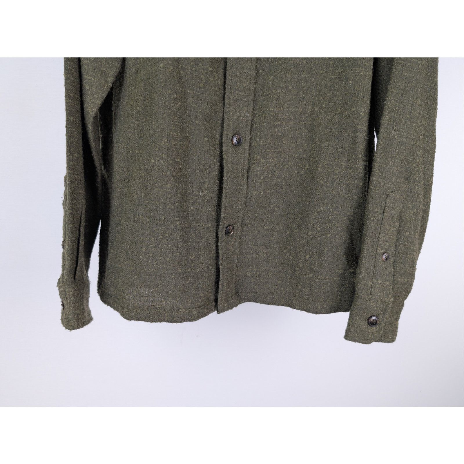 Les Deux o1rshd1 CC20 Kent Corduroy Shirt in Rosin Green Size US M / EU 48-50 / 2 - 4 Thumbnail