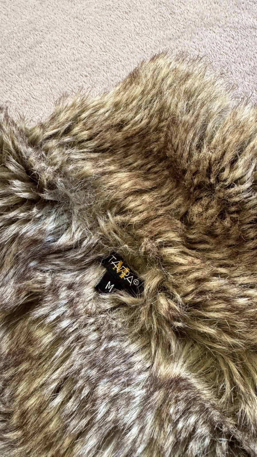 Japanese Brand Vintage Y2K Cable Knitted Faux Fur Zip Sweater lgb goa punk Size US S / EU 44-46 / 1 - 6 Thumbnail