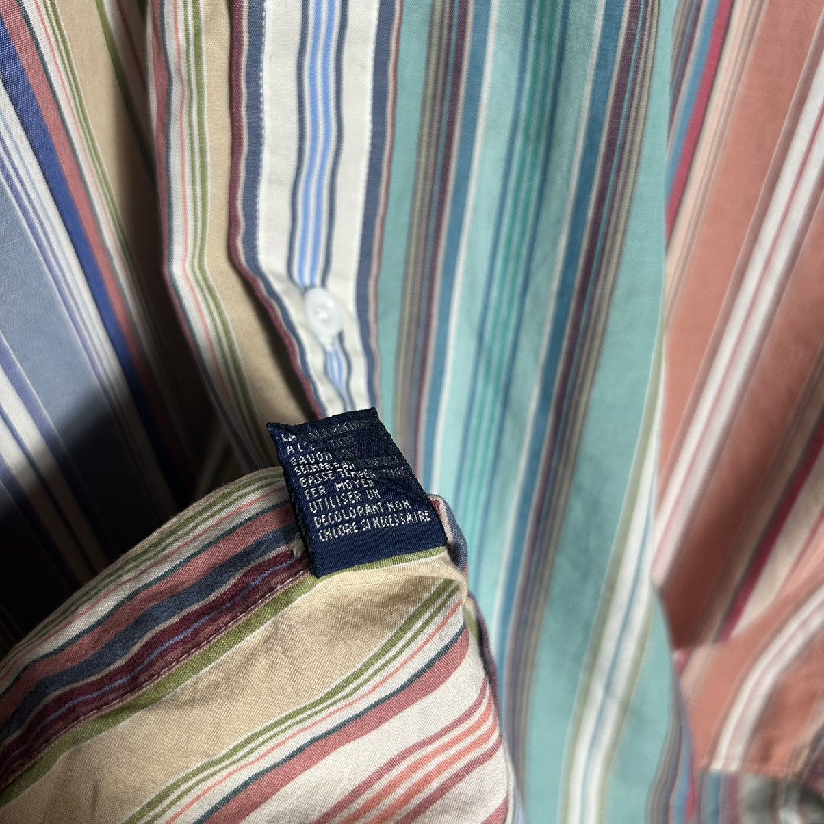 Tommy Hilfiger × Vintage Vintage Tommy Hilfiger Button Up Shirt Size XL / US 12-14 / IT 48-50 - 7 Thumbnail