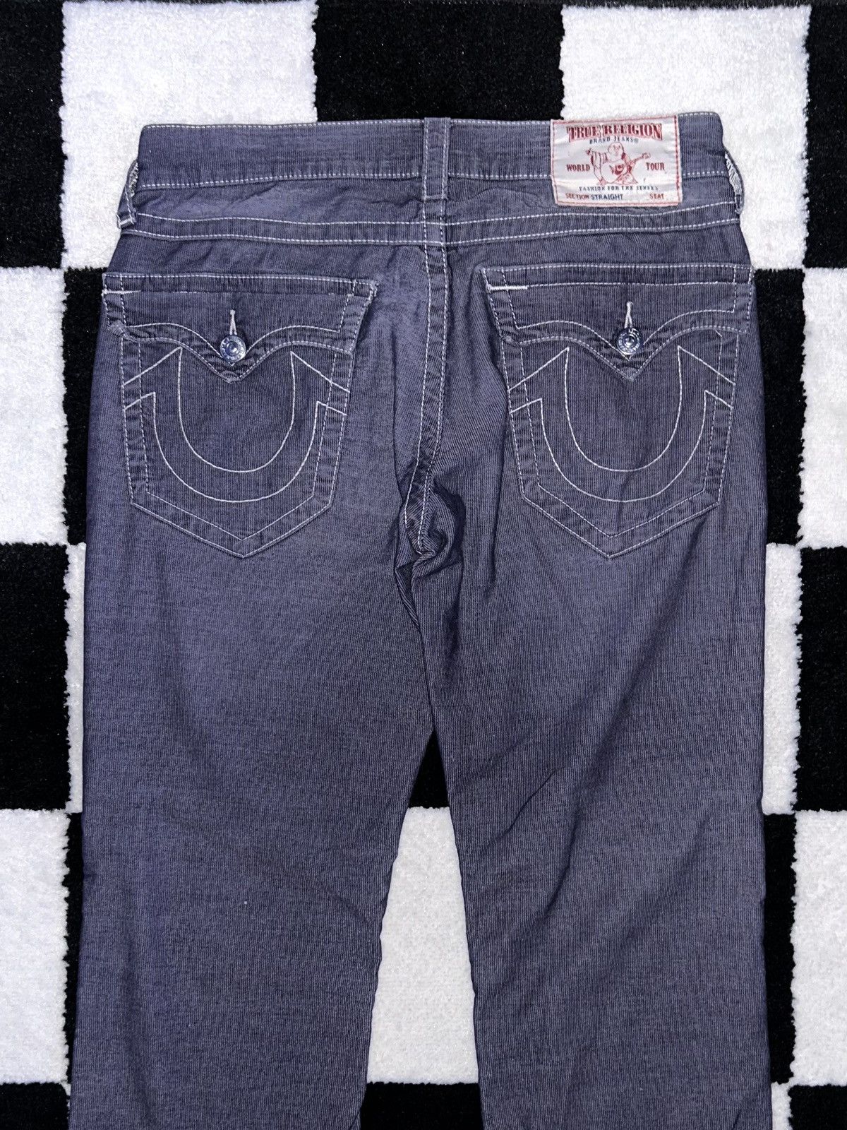 True Religion True Religion Purple Corduroy Pants Size US 31 - 1 Thumbnail