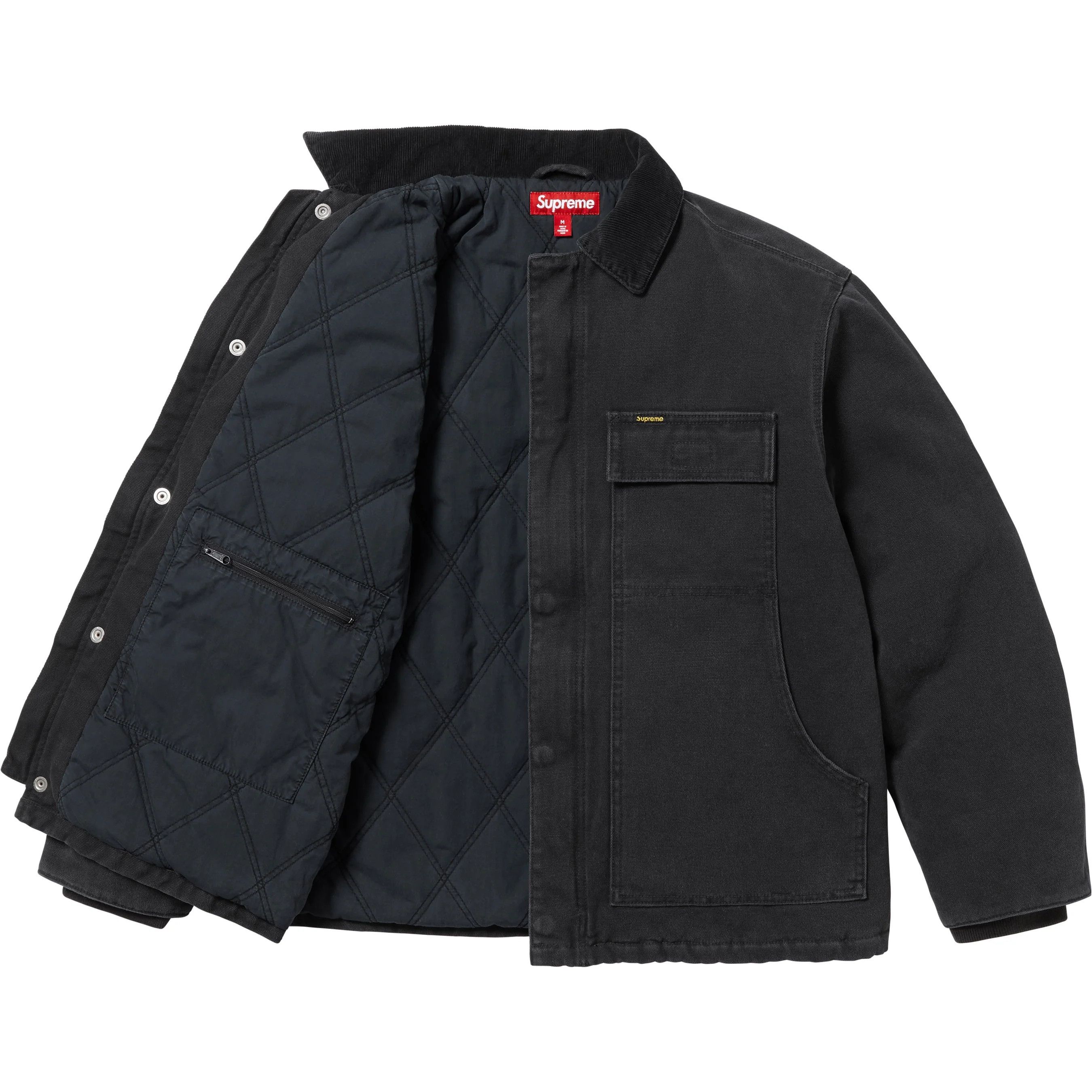 Supreme Supreme Old English Canvas Work Jacket Size US S / EU 44-46 / 1 - 3 Thumbnail