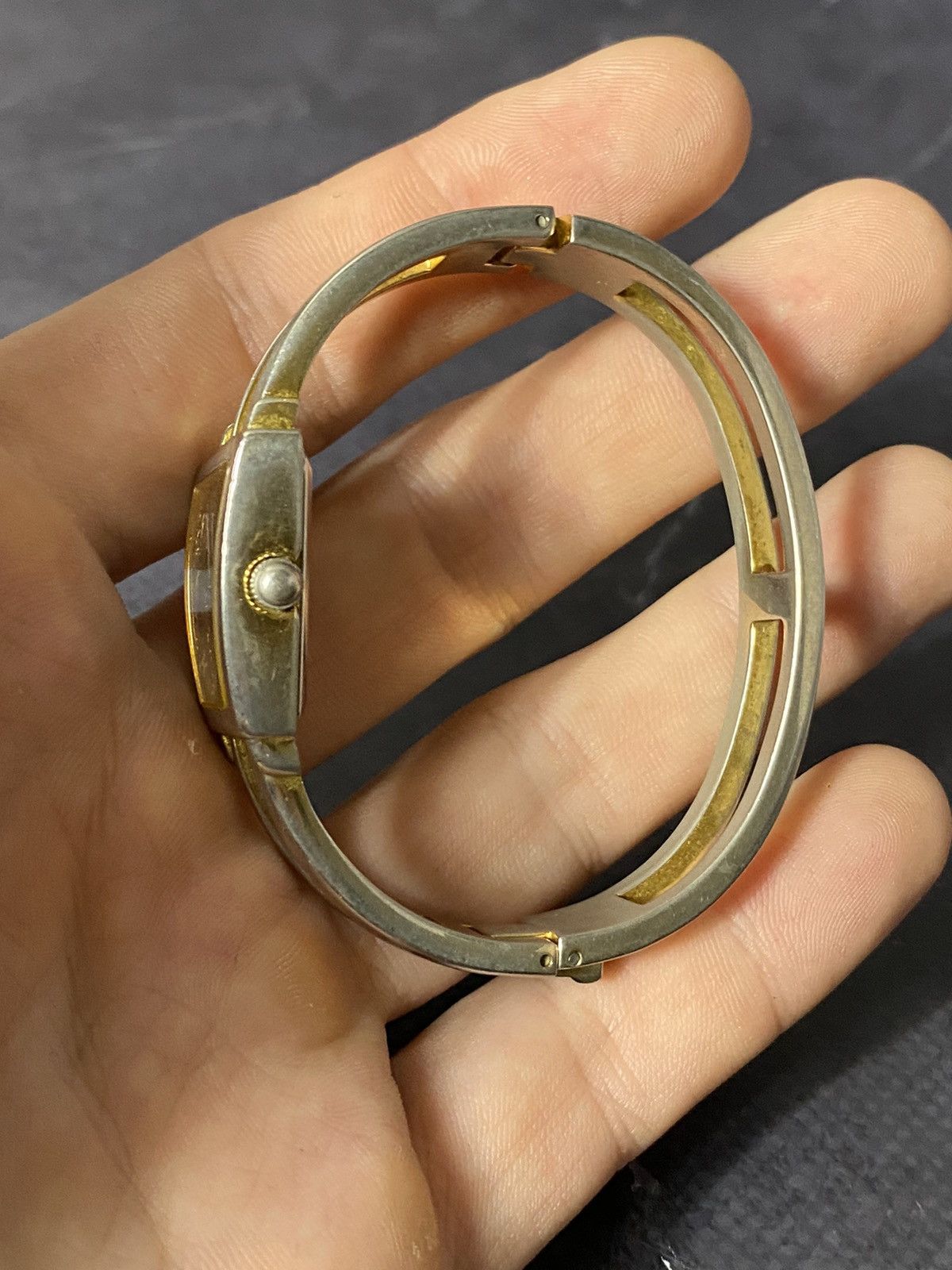 Japanese Brand Vintage OMAX Crystal Japan Watch Bangle Bracelet Size ONE SIZE - 8 Thumbnail