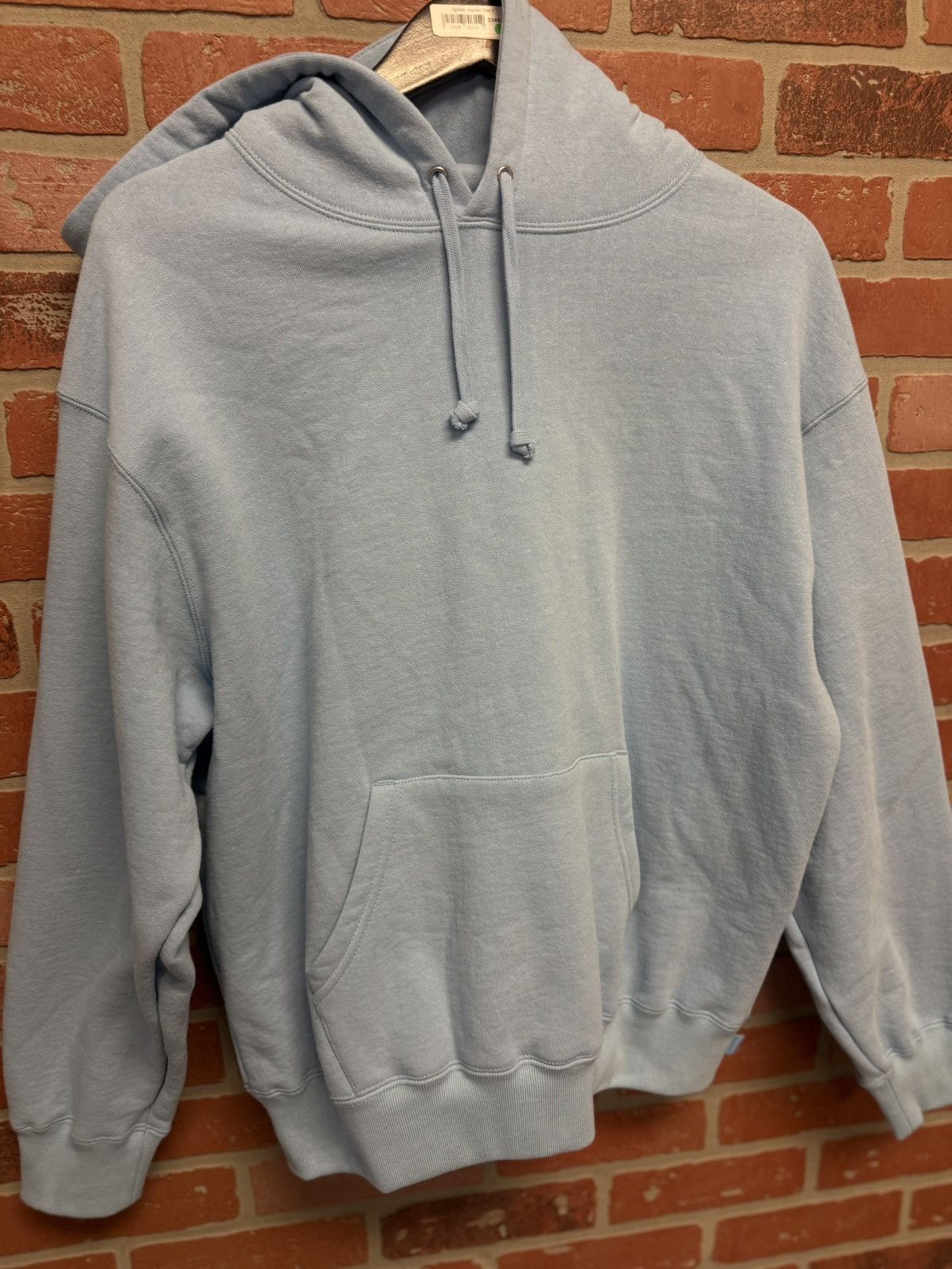 Supreme Supreme Back Logo Baby Blue Hoodie 2024 Size S Size US S / EU 44-46 / 1 - 4 Thumbnail