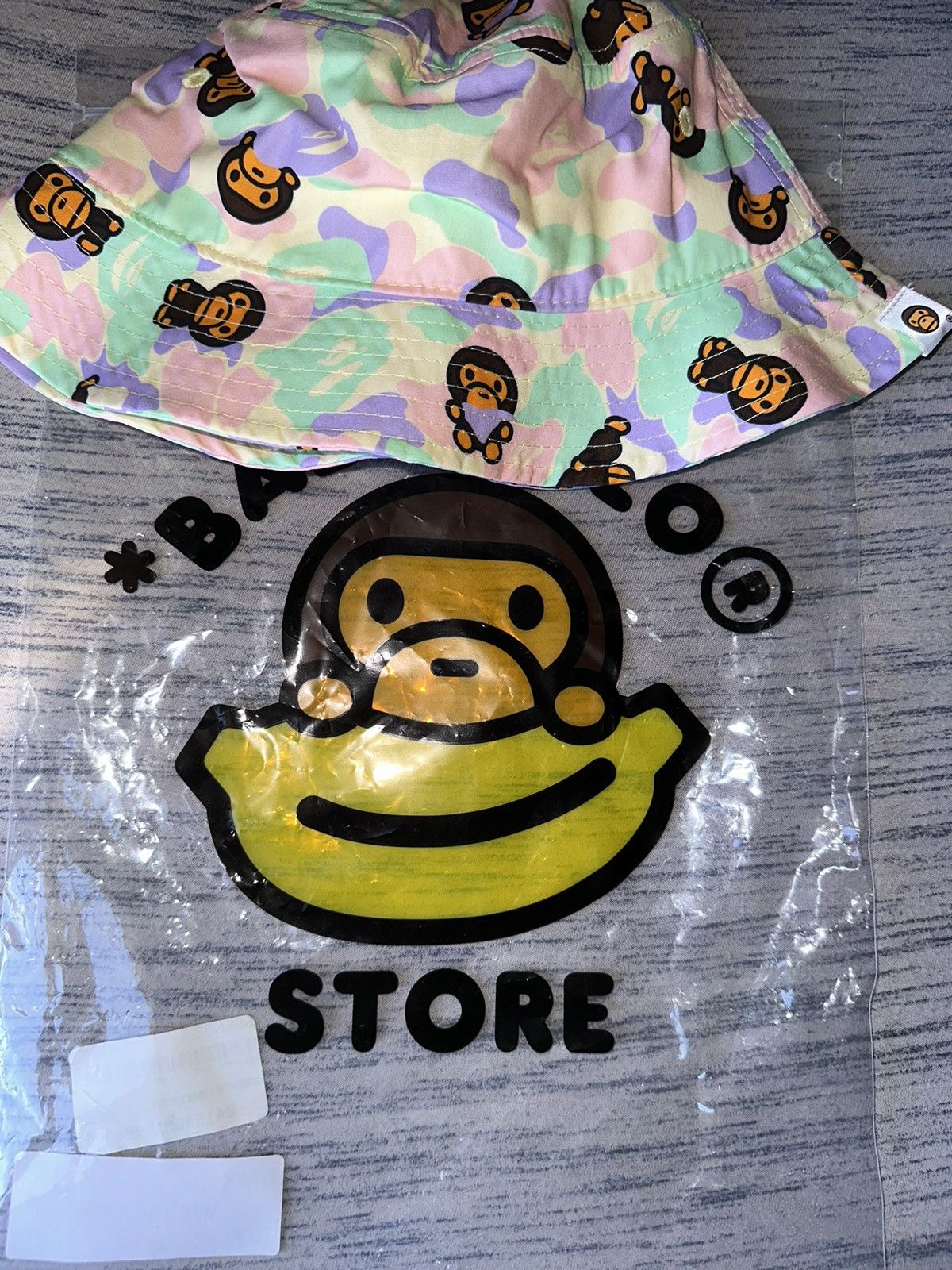 Bape ВАРЕ Multicolor Baby Milo Bucket Hat Size ONE SIZE - 2 Thumbnail