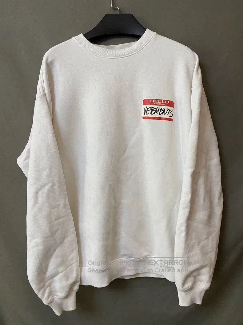 Vetements Vetements Logo Signature Sweatshirt. Size US S / EU 44-46 / 1 - 1 Thumbnail
