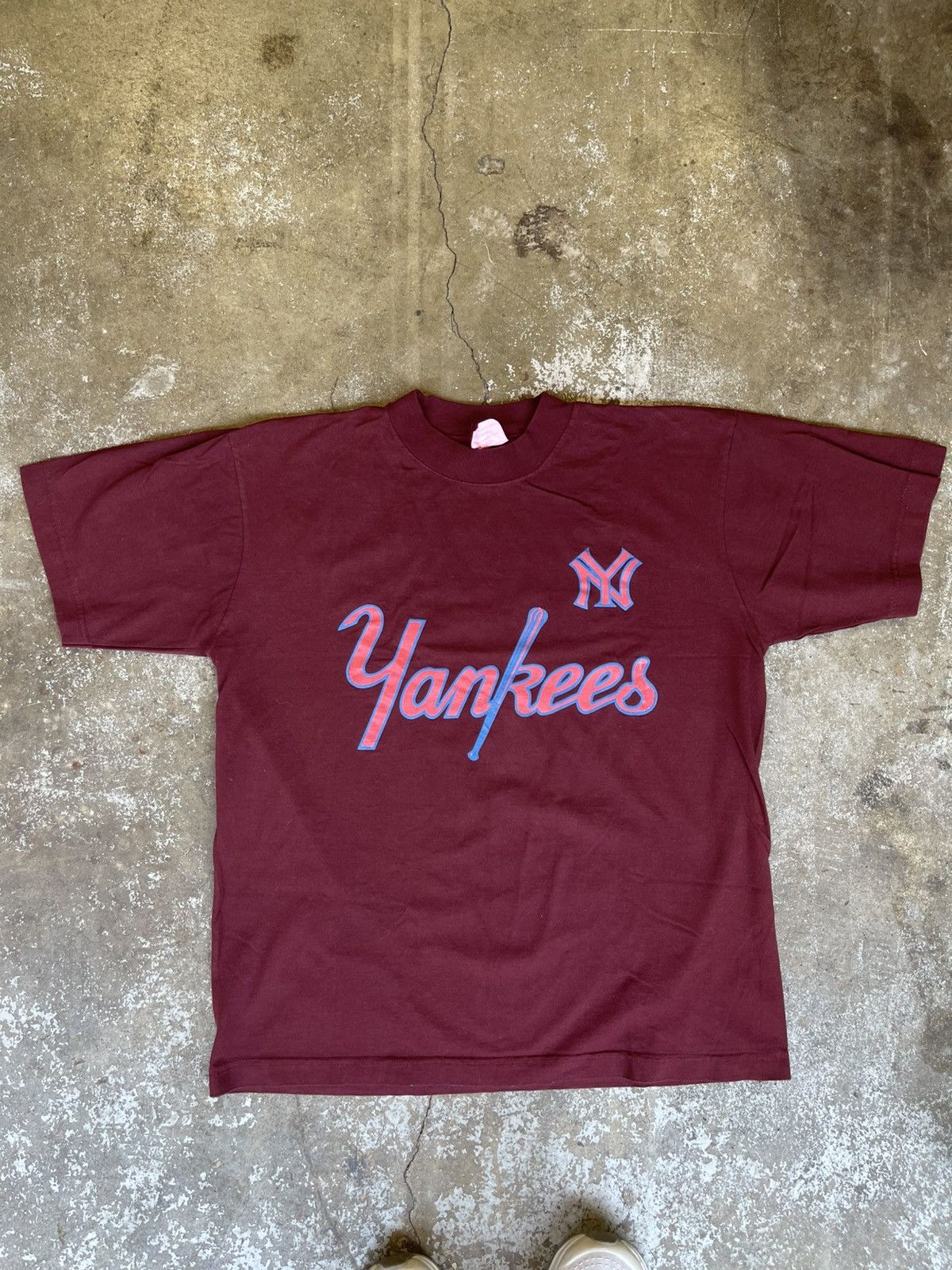 MLB Vintage 80s New York Yankees Shirt Size US XL / EU 56 / 4 - 1 Thumbnail