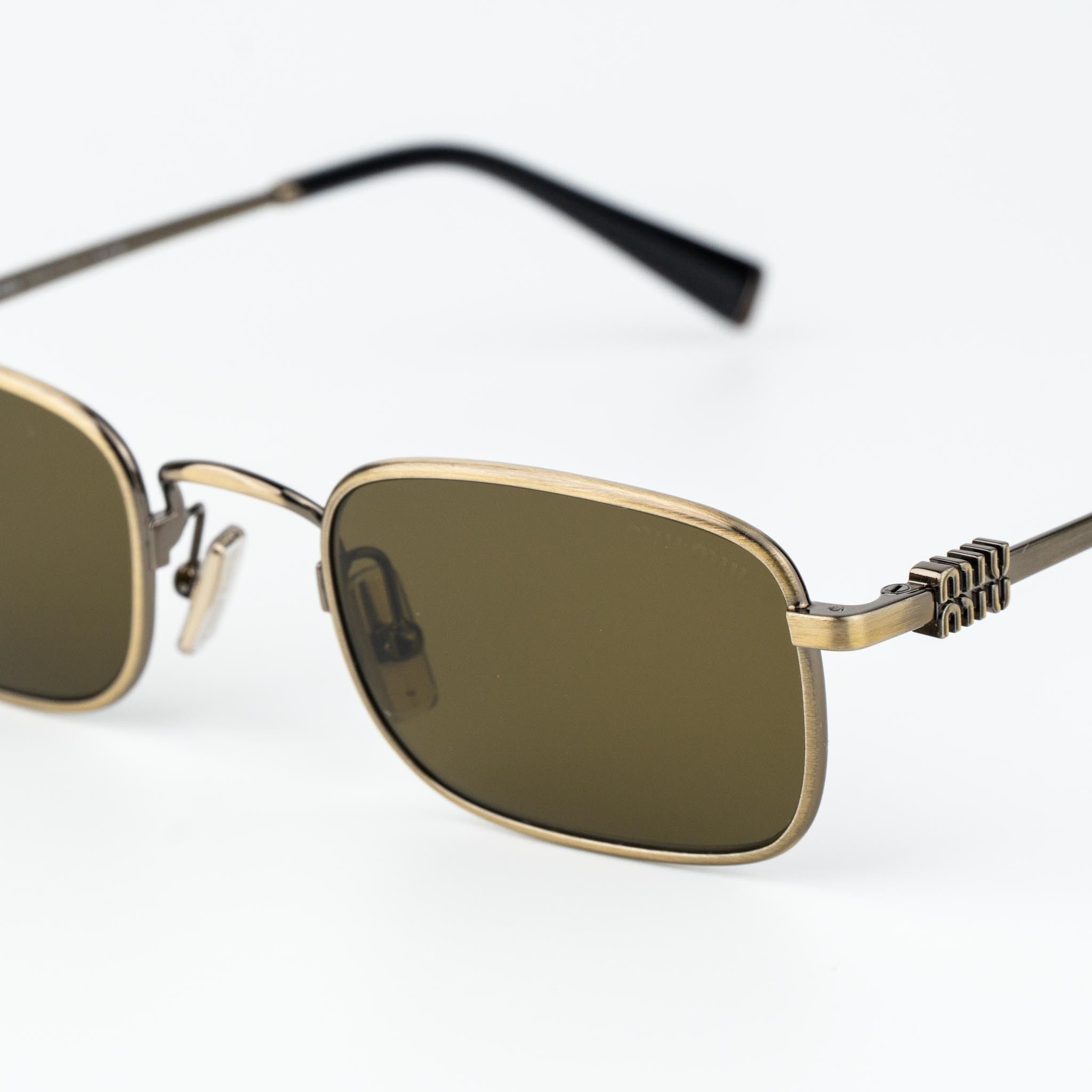 Miu Miu Miu Miu Women Sunglasses Rectangle MUA53S 26C09Z AUTHENTIC Size ONE SIZE - 5 Thumbnail