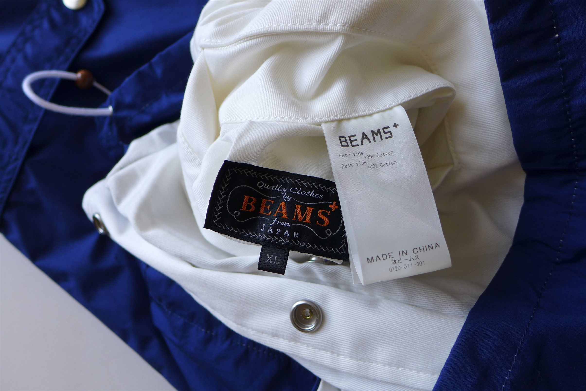 Beams Plus Beams Plus Reversible Sailing Jacket - Navy / White Size US XL / EU 56 / 4 - 20 Thumbnail