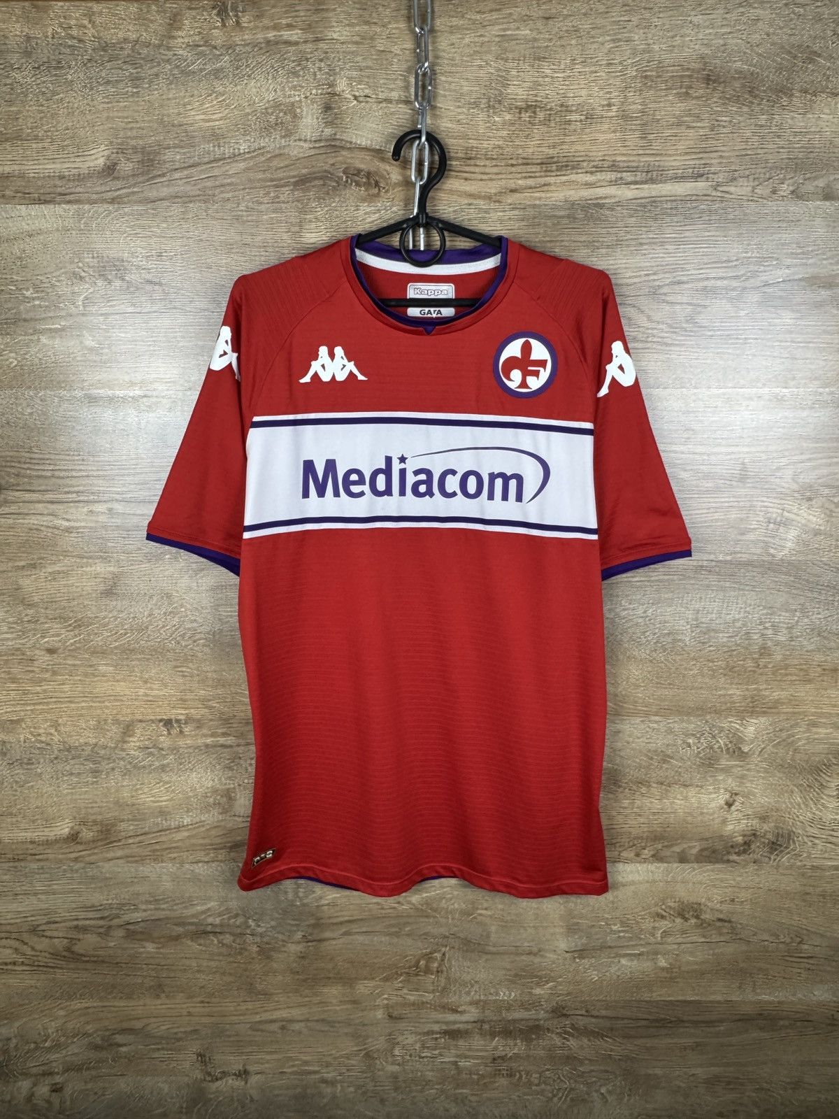 Kappa Mens Vintage Kappa Fiorentina FC football soccer jersey Size US L / EU 52-54 / 3 - 1 Thumbnail