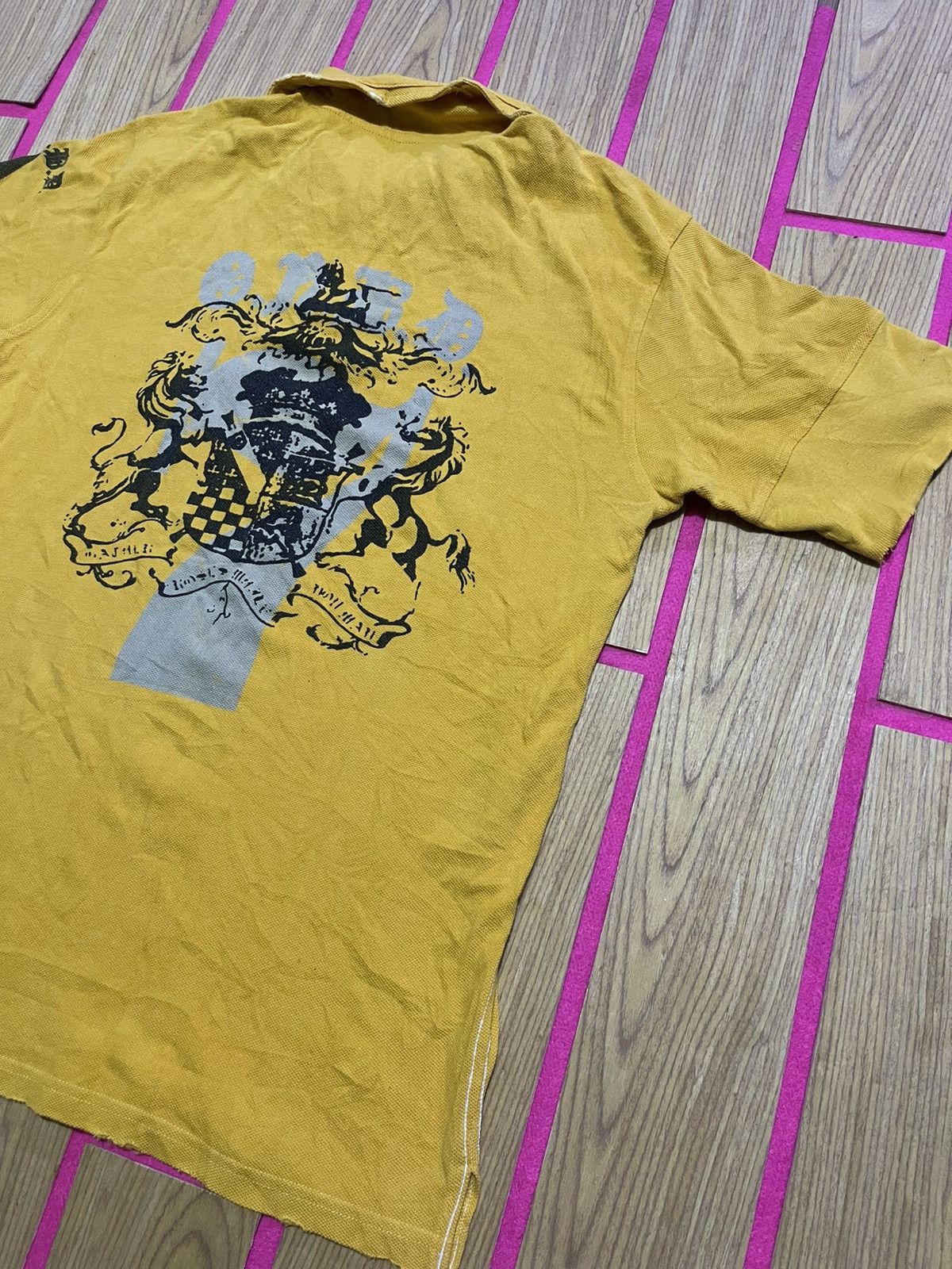 If Six Was Nine Y2K ON BOARD polo tshirt motif skull vintage style Size US M / EU 48-50 / 2 - 4 Thumbnail
