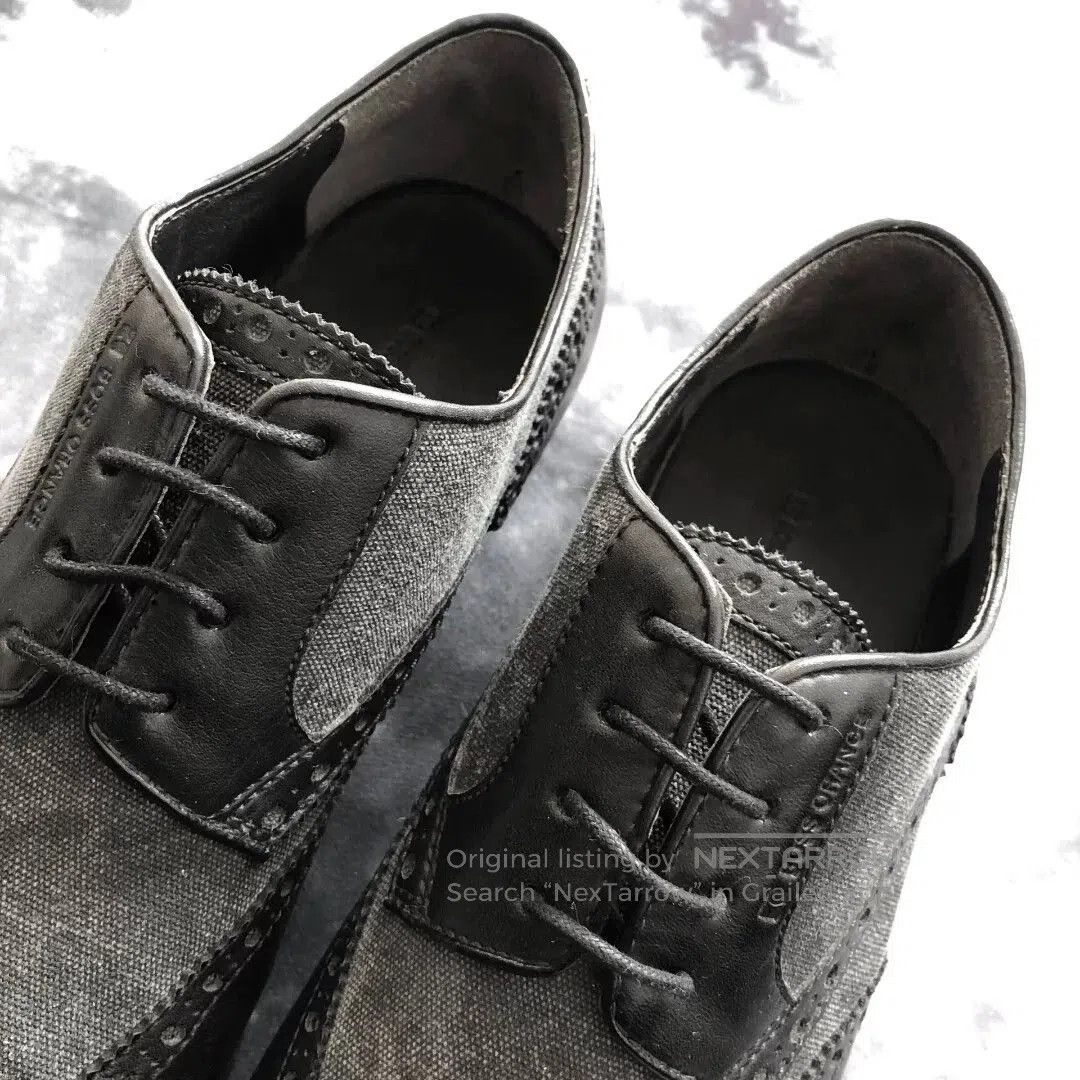 Hugo Boss BOSS ORANGE DILANOS Brogue Denim Shoes. Size US 8 / EU 41 - 4 Thumbnail