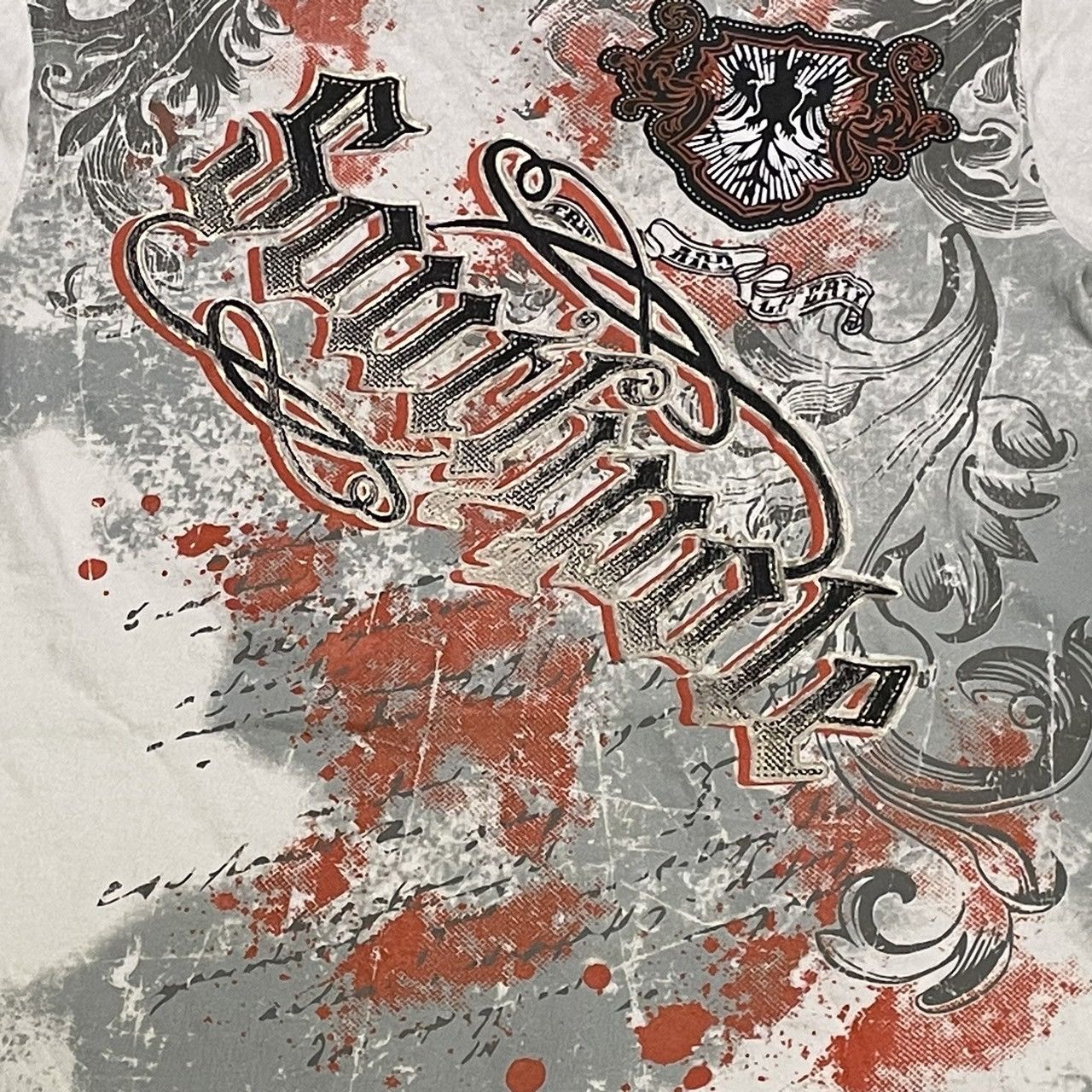 Affliction × Southpole × Tapout Rare Southpole Wings Cross Tee Y2K Affliction Style Size US S / EU 44-46 / 1 - 2 Thumbnail