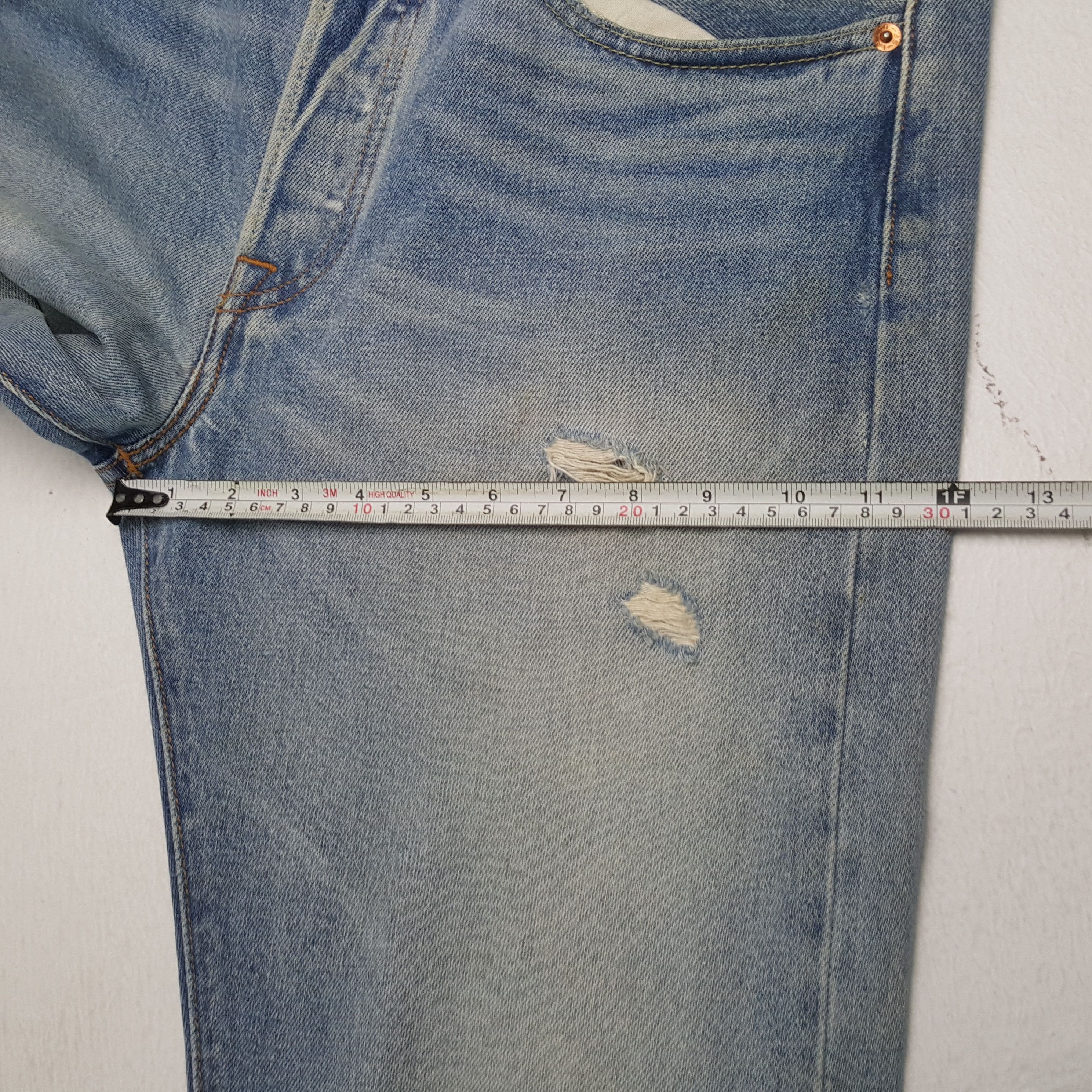 Levi's × Vintage LEVI'S Streetwear Style Distressed Jeans Size US 32 / EU 48 - 9 Thumbnail