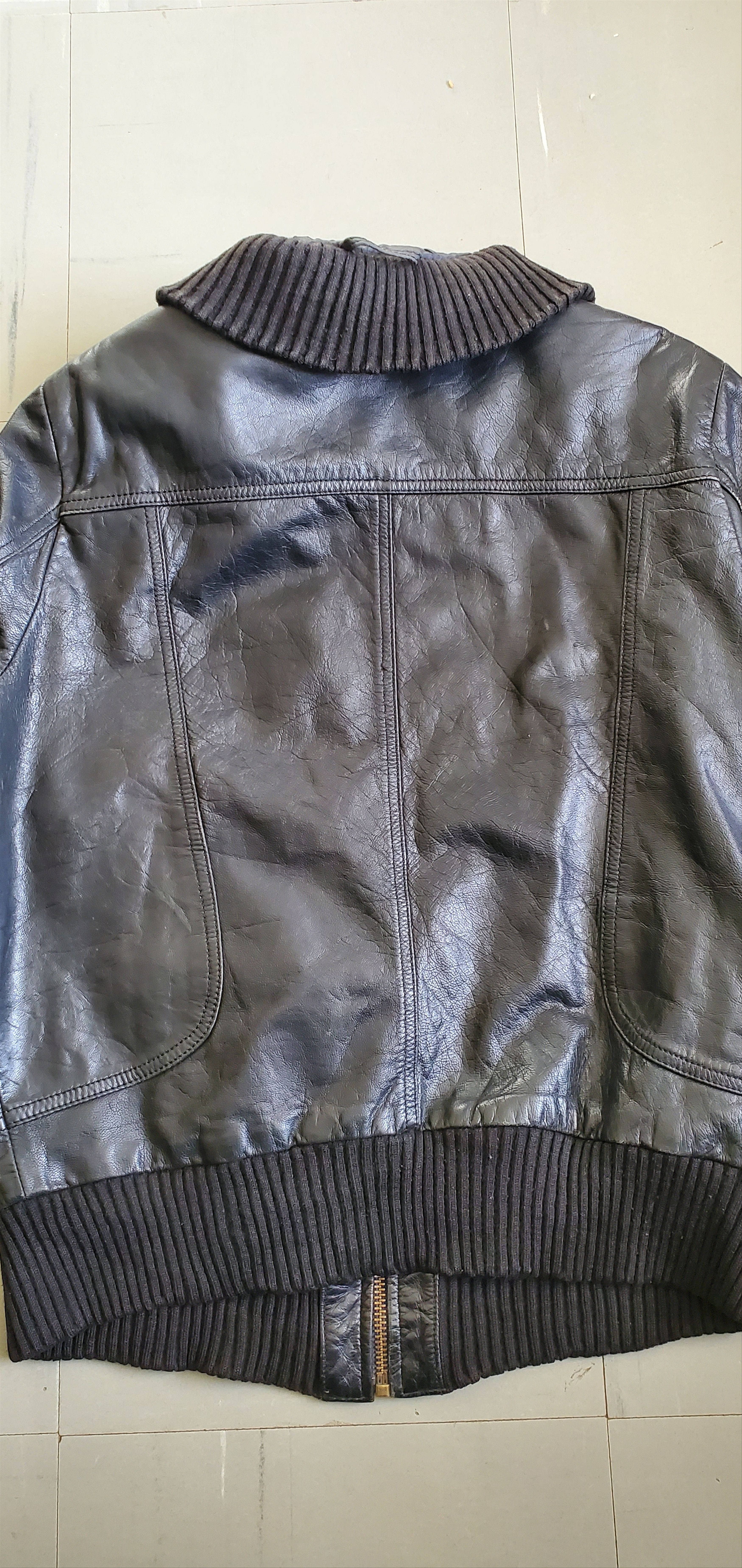 Belstaff BELSTAFF Black Leather Biker Jacket Size S / US 4 / IT 40 - 5 Thumbnail