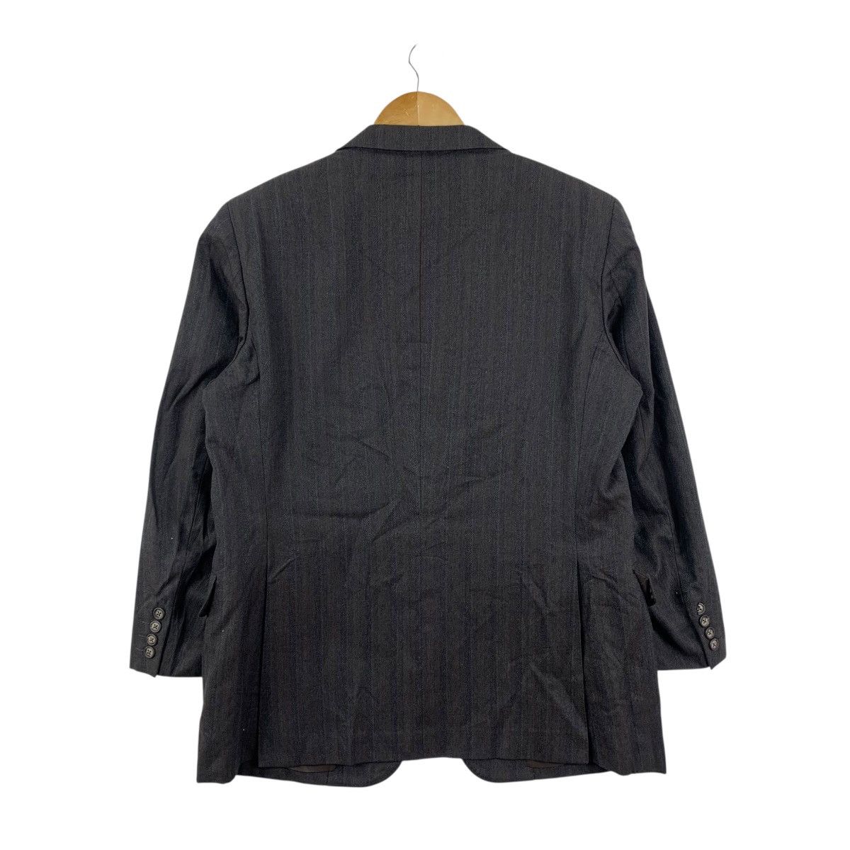 Burberry Vintage 90s BURBERRYS London Stripes Wool Blazer Coat Size US M / EU 48-50 / 2 - 5 Thumbnail