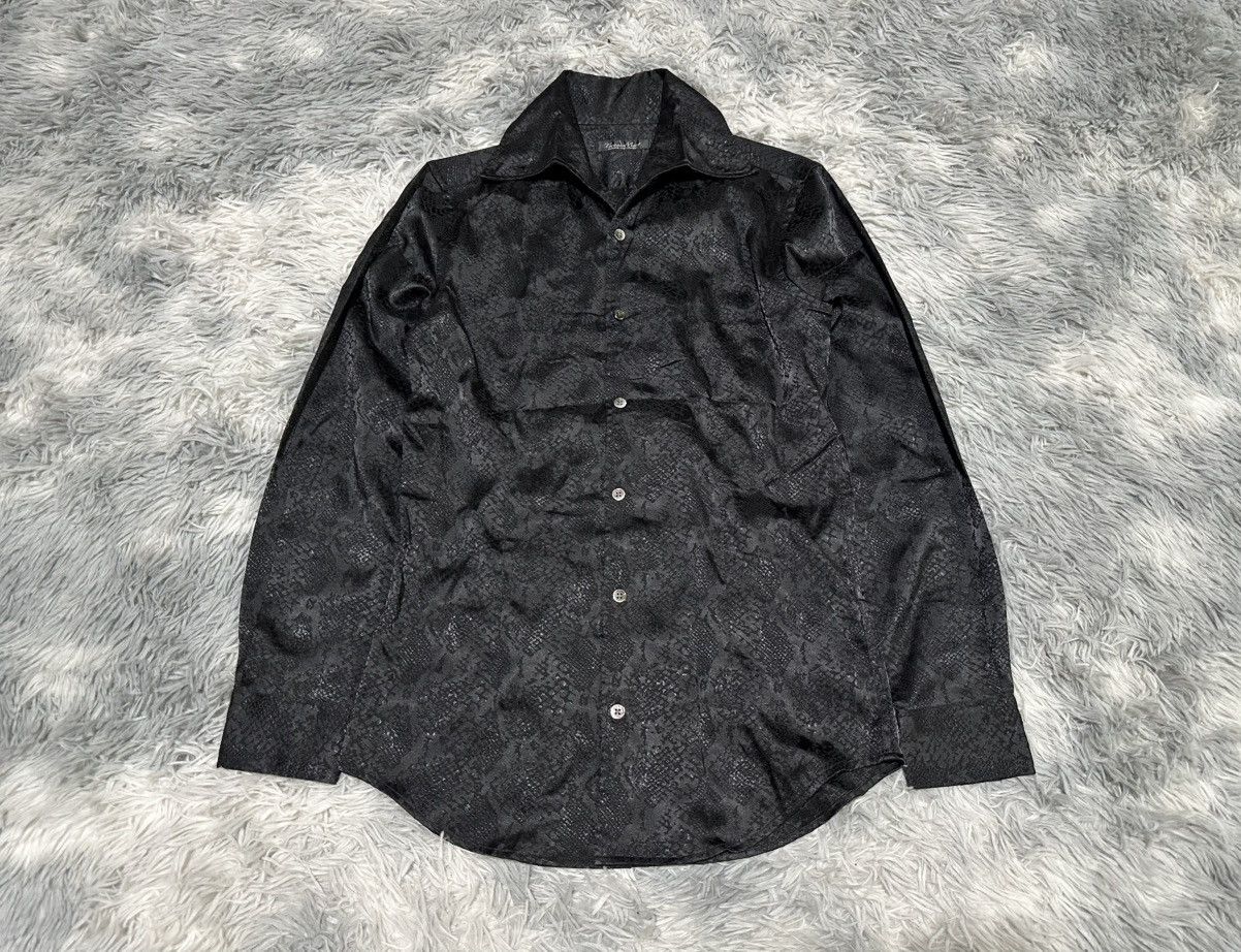 Tornado Mart 🔥Y2K Archived Tornado Mart Snakeskin Shirt Goth Punk Size US M / EU 48-50 / 2 - 1 Thumbnail