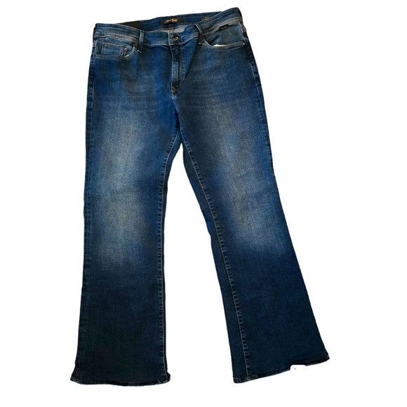 Mavi Mavi‎ Gold Molly Jeans Womens 32 x 32 Dark Rinse Flare Leg N Size 32" / US 10 / IT 46 - 1 Thumbnail