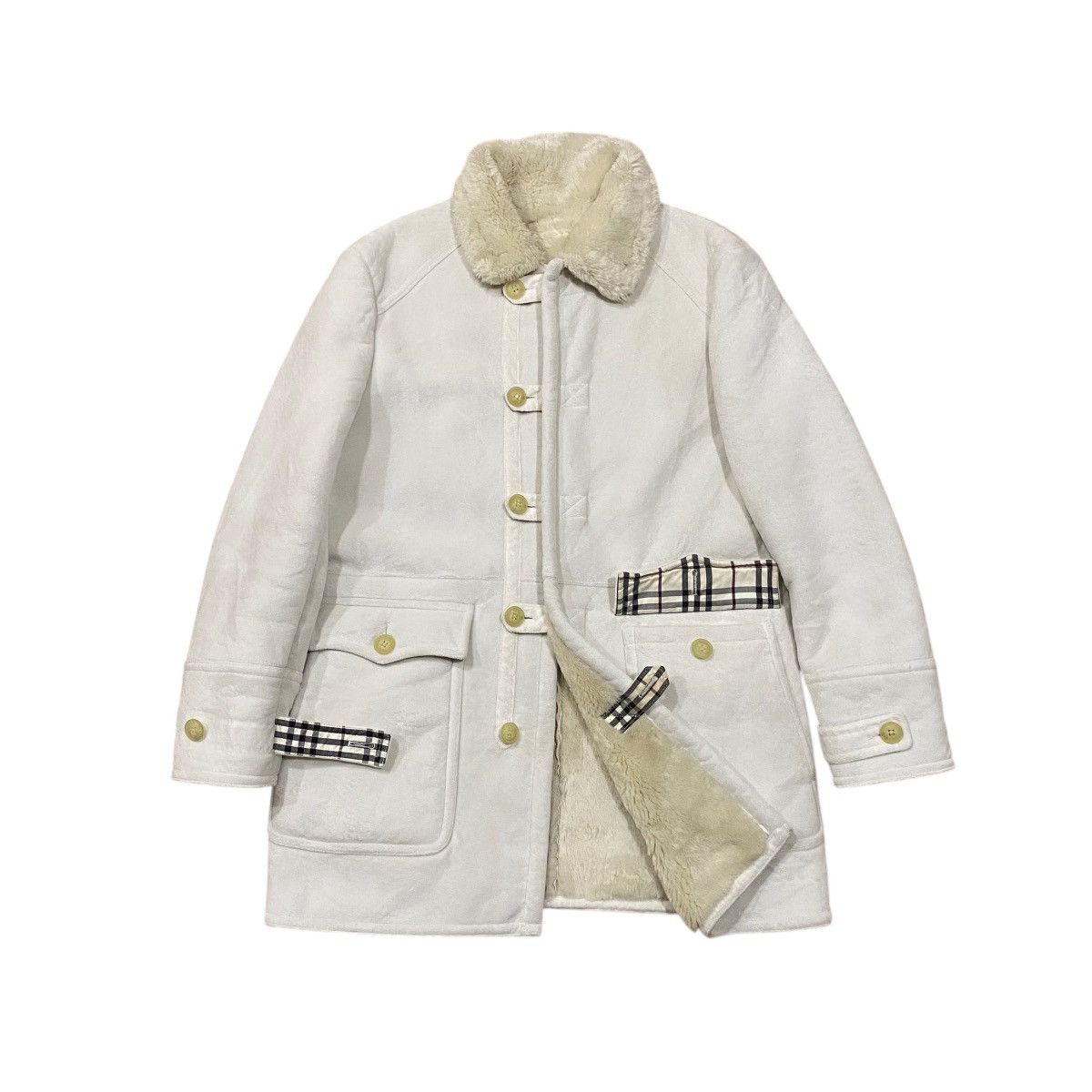 Burberry Rare!! Burberry Black Label shearling coat Size US M / EU 48-50 / 2 - 1 Thumbnail