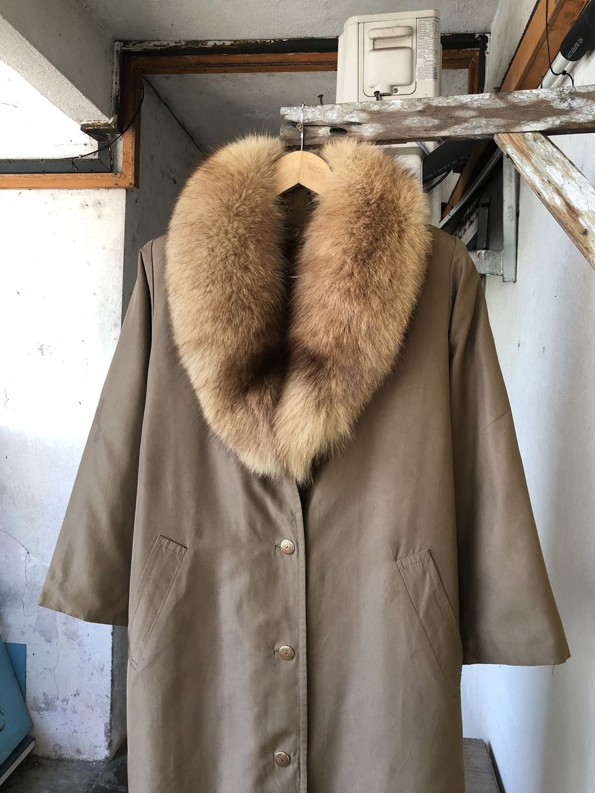Japan Made🔥 Hanae Mori Fourrure Fur Long Coat