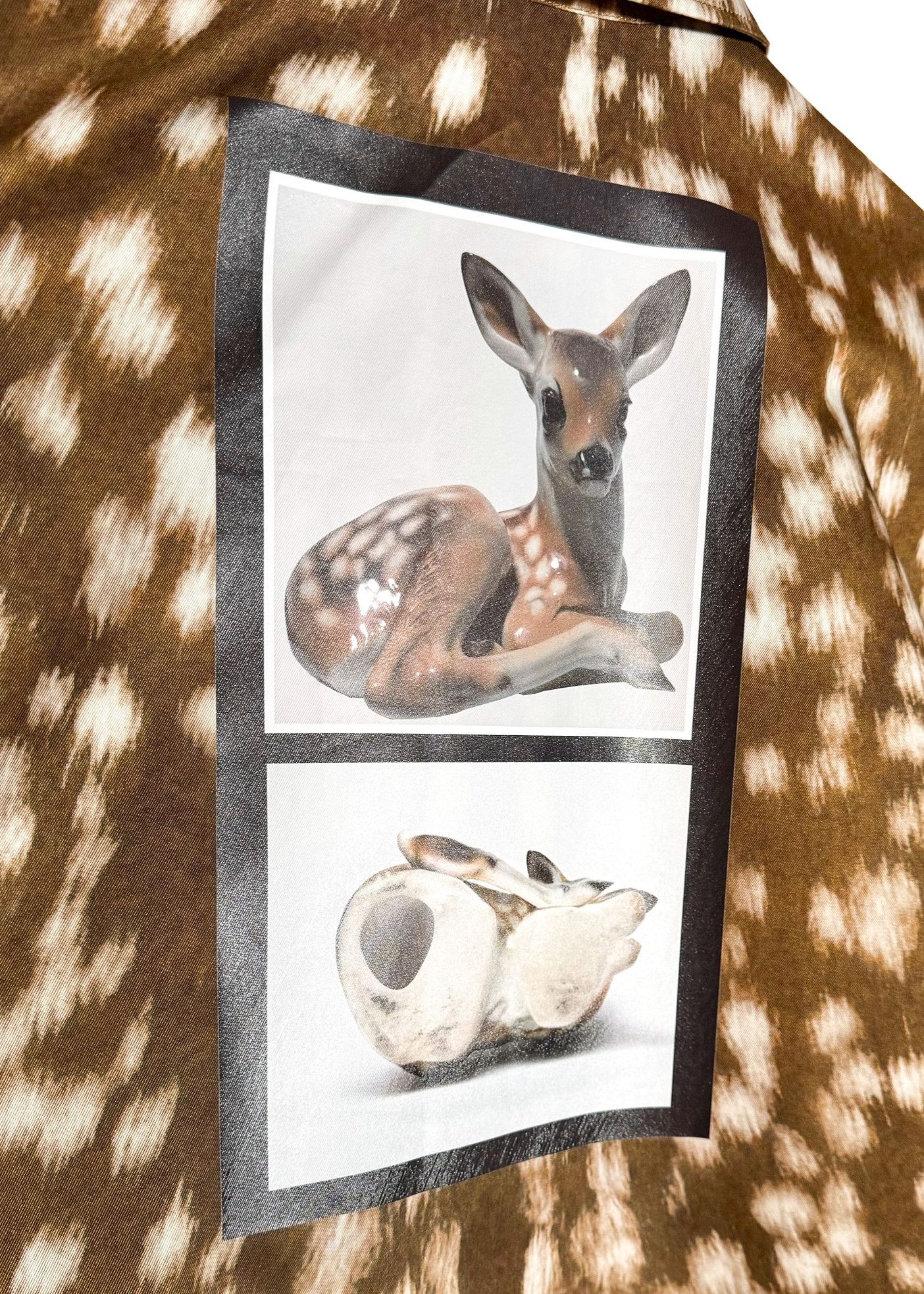 Burberry Burberry "Who Killed Bambi?" Runway Deer Printed Shirt Size US XS / EU 42 / 0 - 5 Thumbnail