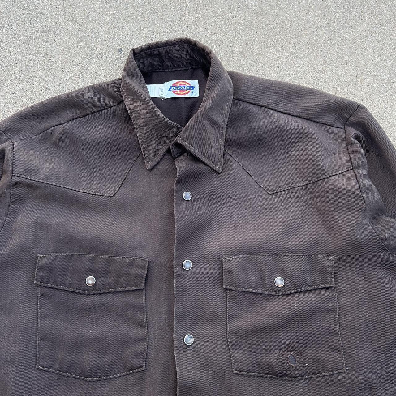 Dickies × Vintage 1980s Dickies Western Button-up Shirt Size US L / EU 52-54 / 3 - 3 Thumbnail