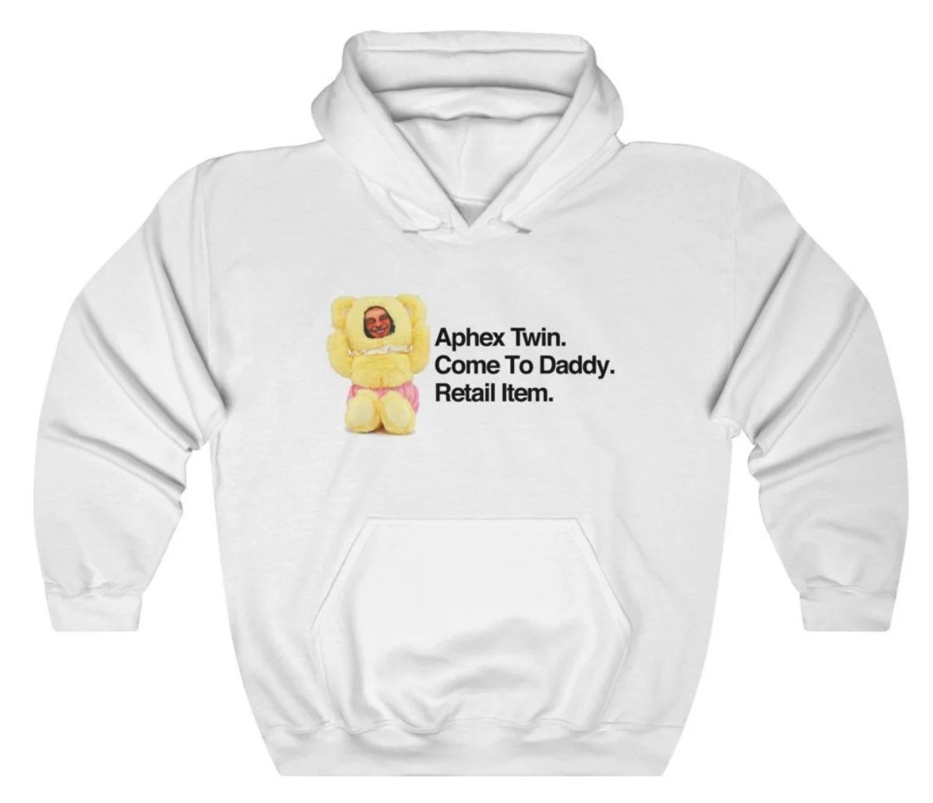 Band Tees Aphex Twin Come To Daddy Yellow Bear Hoodie Size US L / EU 52-54 / 3 - 1 Thumbnail