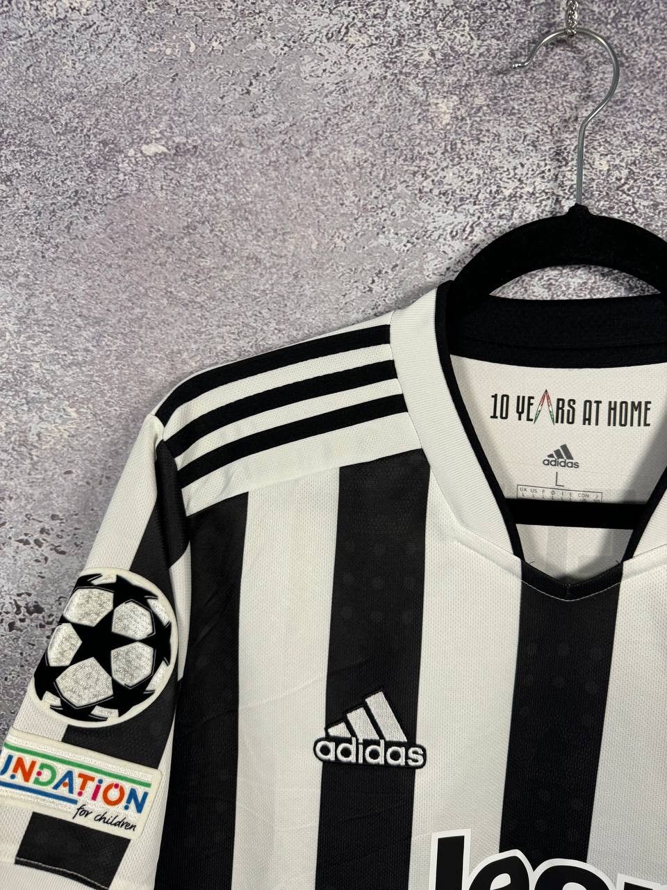 Adidas × Vintage CHIELLINI Juventus 2021/22 Adidas LC Soccer Jersey Large Size US L / EU 52-54 / 3 - 6 Thumbnail