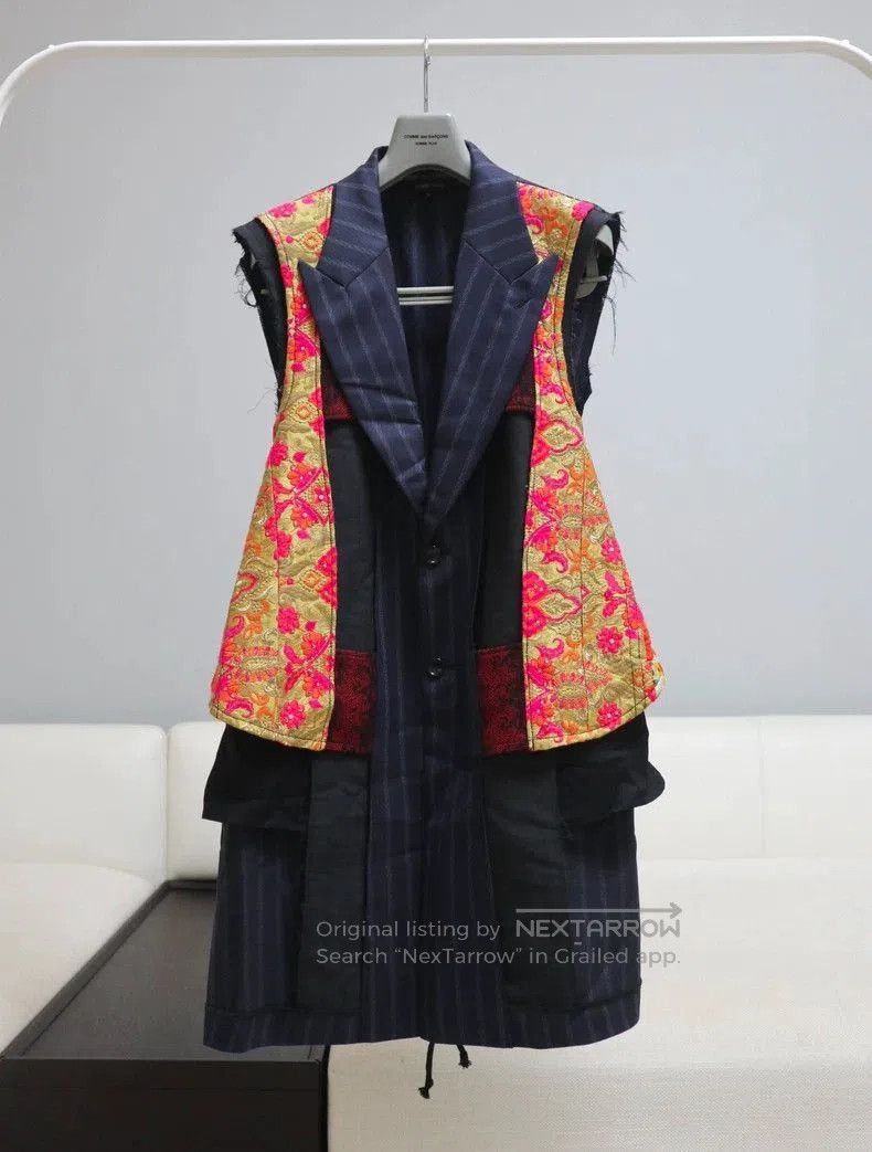 Comme des Garcons Comme des Garcons Embroidered Waistcoat. Size US M / EU 48-50 / 2 - 1 Thumbnail