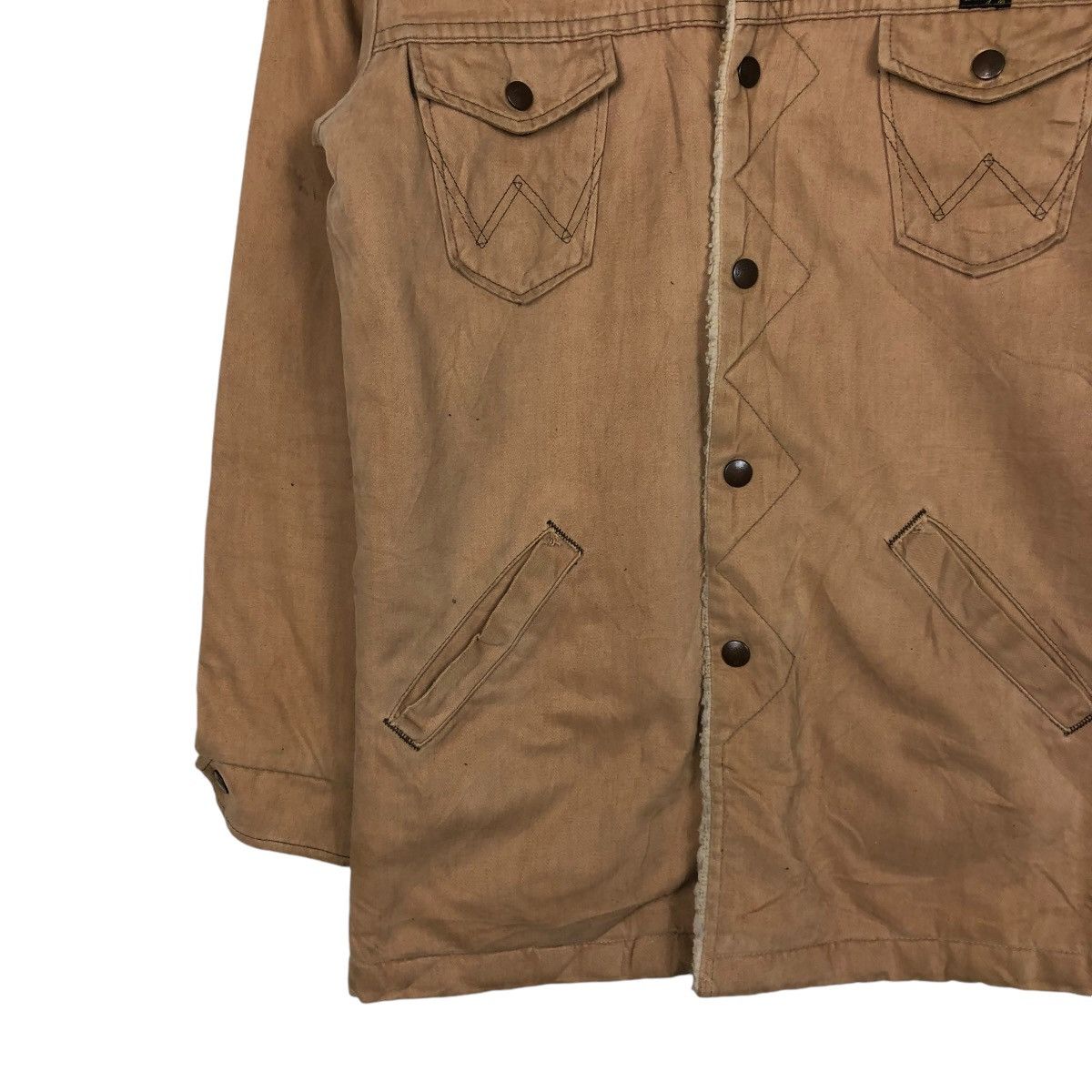 Wrangler 🔥VINTAGE CHORE JACKET WRANGLER USA PERMANENT PRESS Size US M / EU 48-50 / 2 - 6 Thumbnail