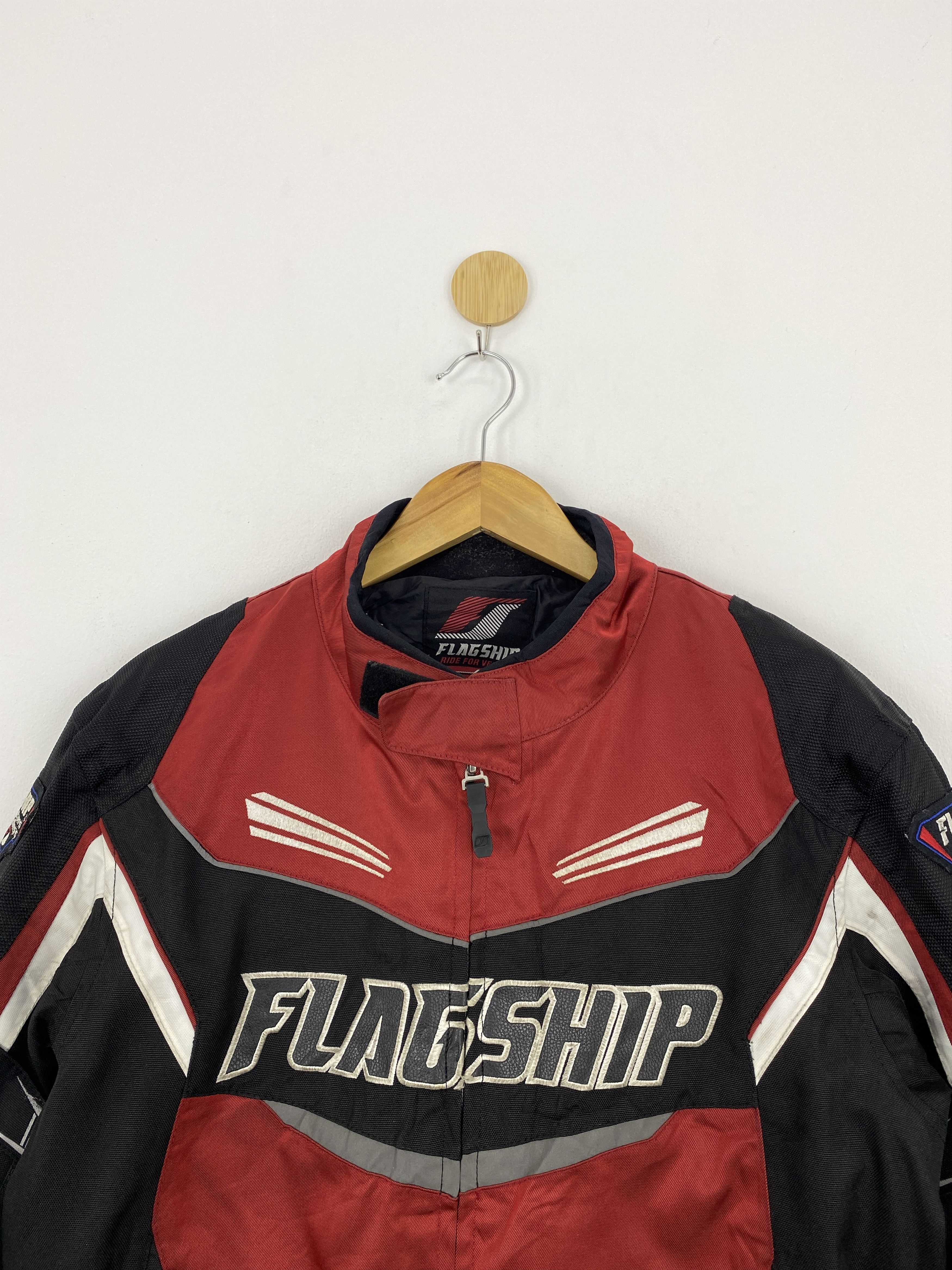 Japanese Brand Vintage Japanese Flagship Motorcycle Riding Jacket J1867 Size US M / EU 48-50 / 2 - 2 Thumbnail