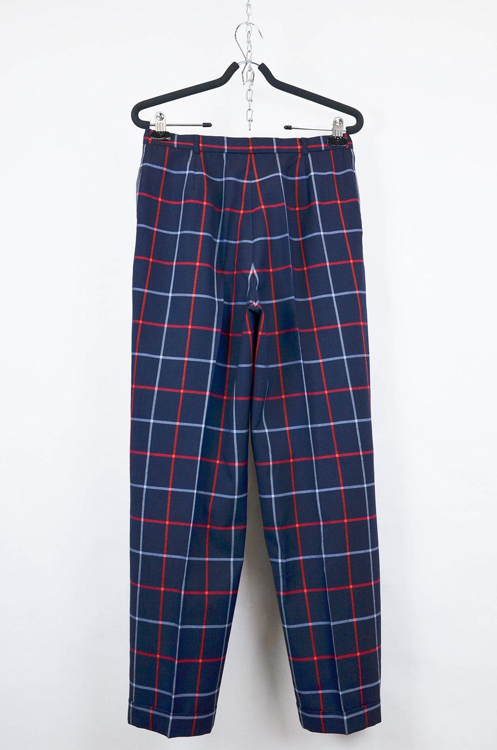 Burberry Burberrys Vintage Wool Plaid Trousers – Size 12 (M) Size 30" / US 8 / IT 44 - 2 Thumbnail