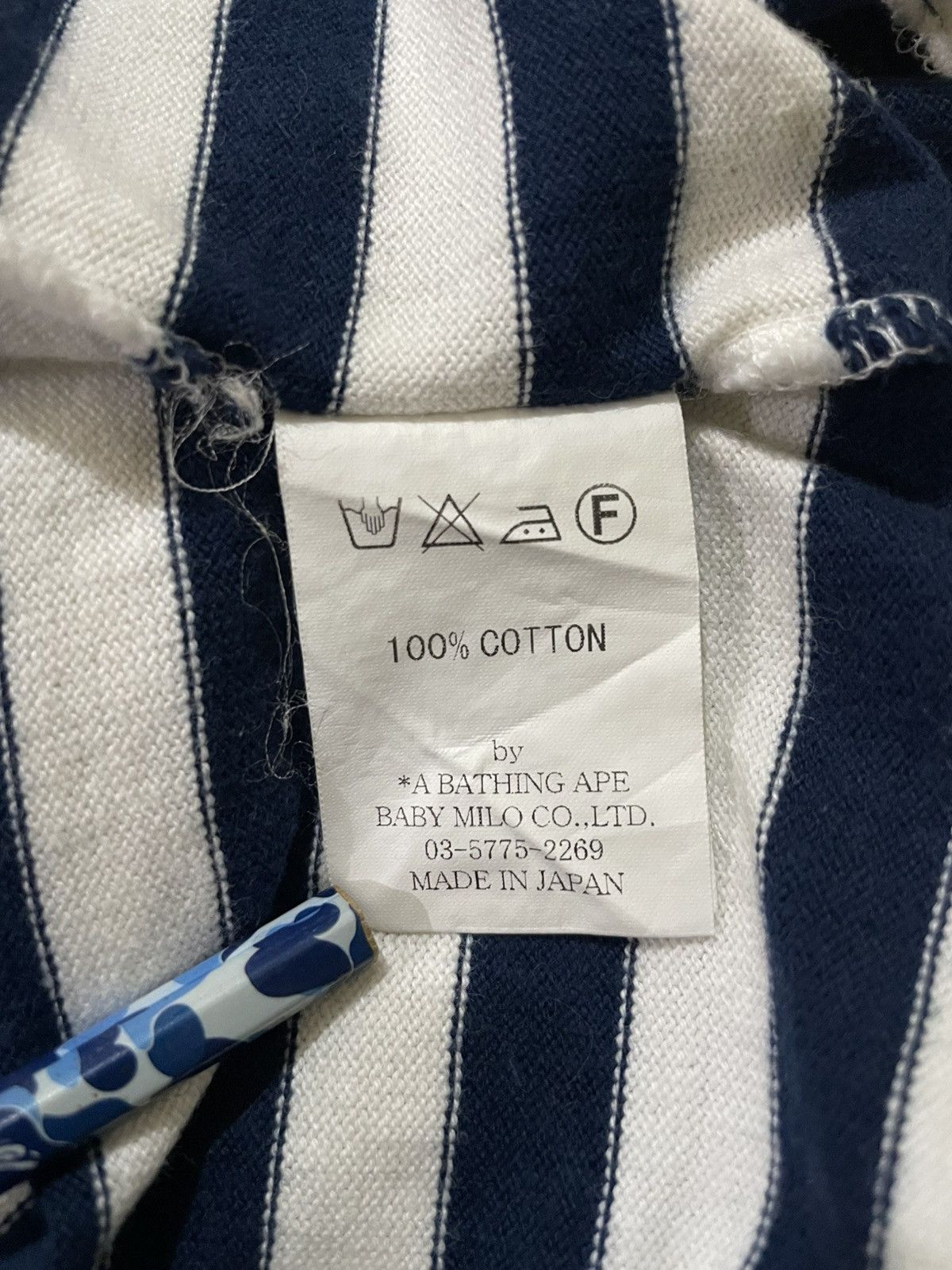 Bape 2005 Bape Baby Milo Striped Tee Size US M / EU 48-50 / 2 - 10 Thumbnail