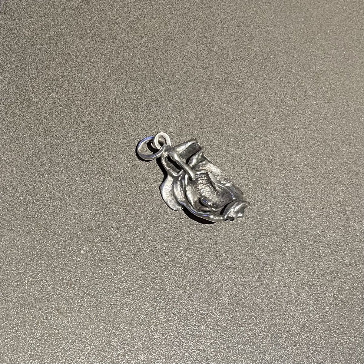 Jewelry x Sterling Silver Melted Rose Silver Pendant, Men's