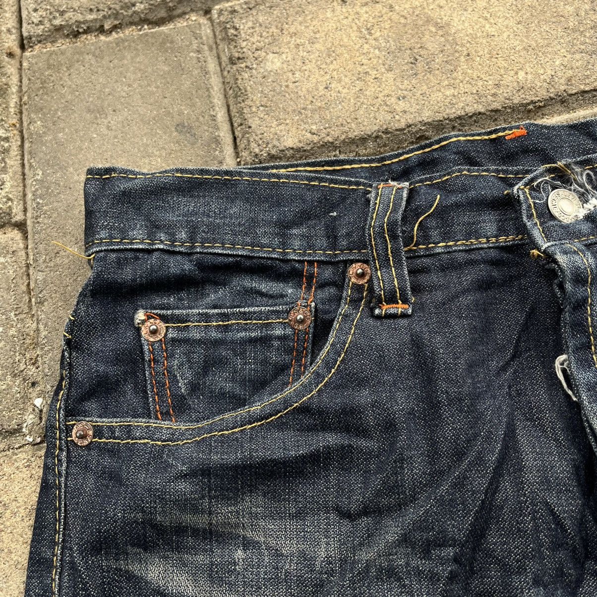 Levi's 90s Vintage Raw Denim Seldvedge Levi’s 501 Made In USA Size US 30 / EU 46 - 7 Thumbnail