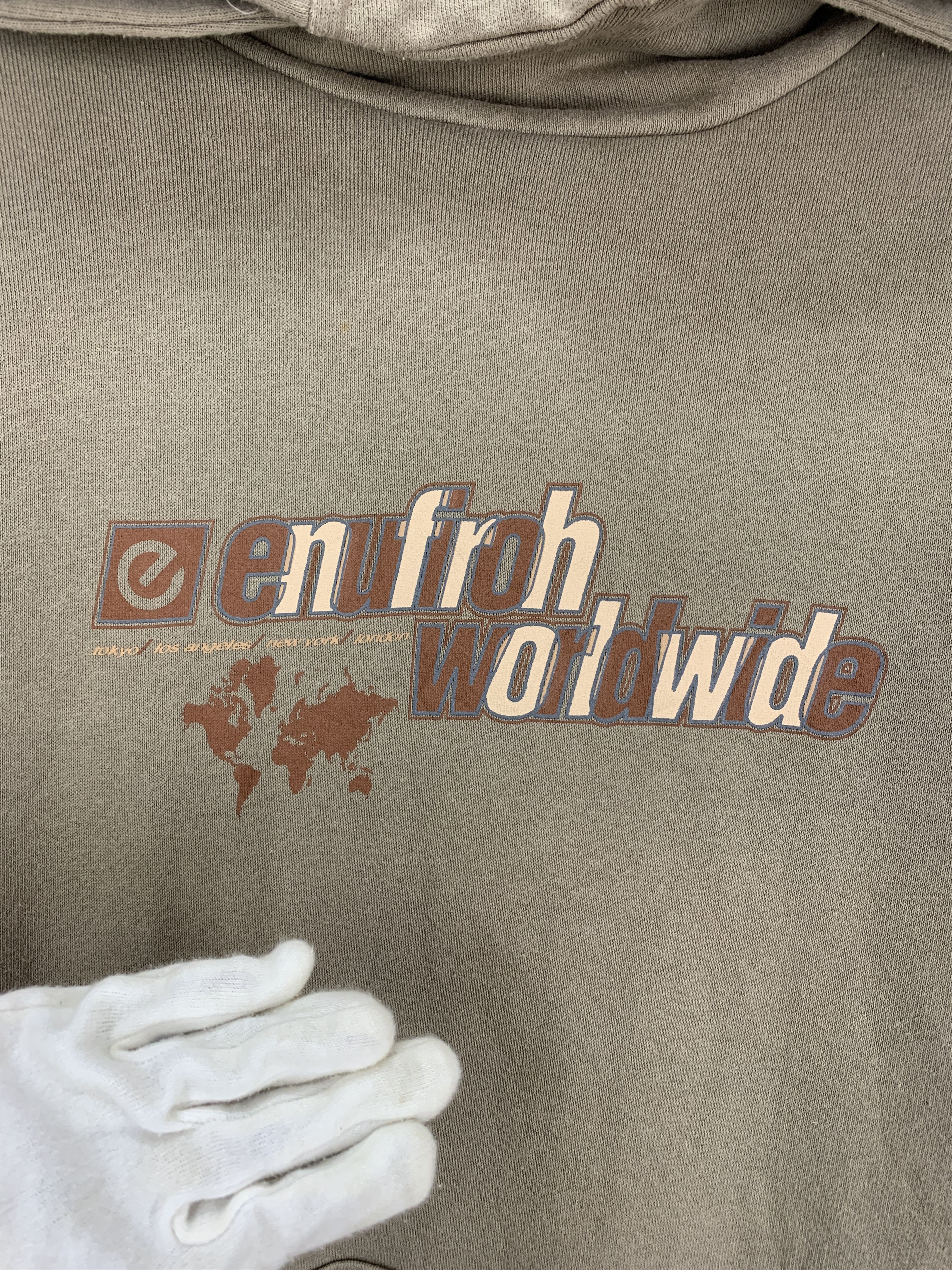 Japanese Brand ENUFIROH WORLDWIDE Hoodie Pullover #2061/15 Size US L / EU 52-54 / 3 - 2 Thumbnail